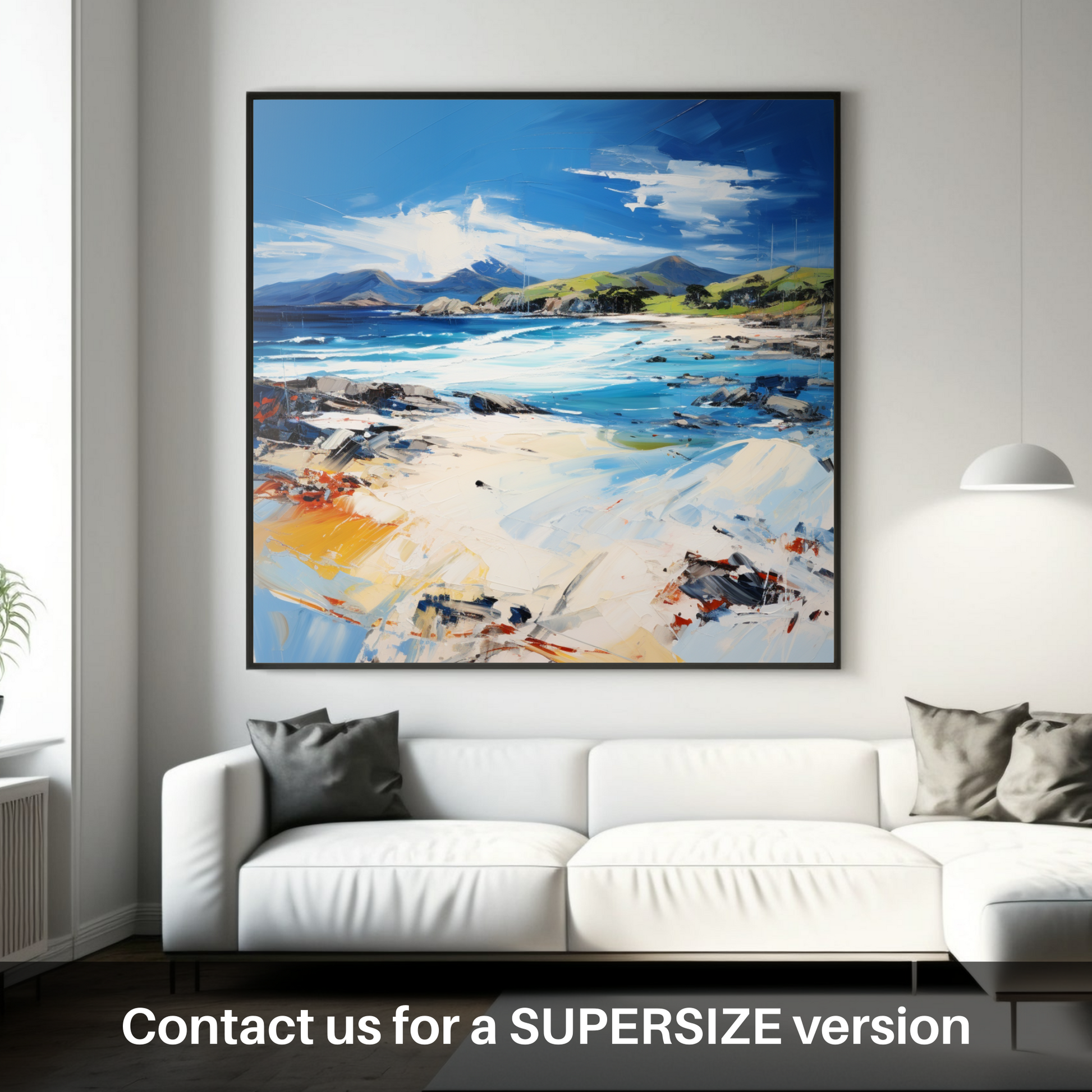 Huge supersize print of Camusdarach Beach, Arisaig