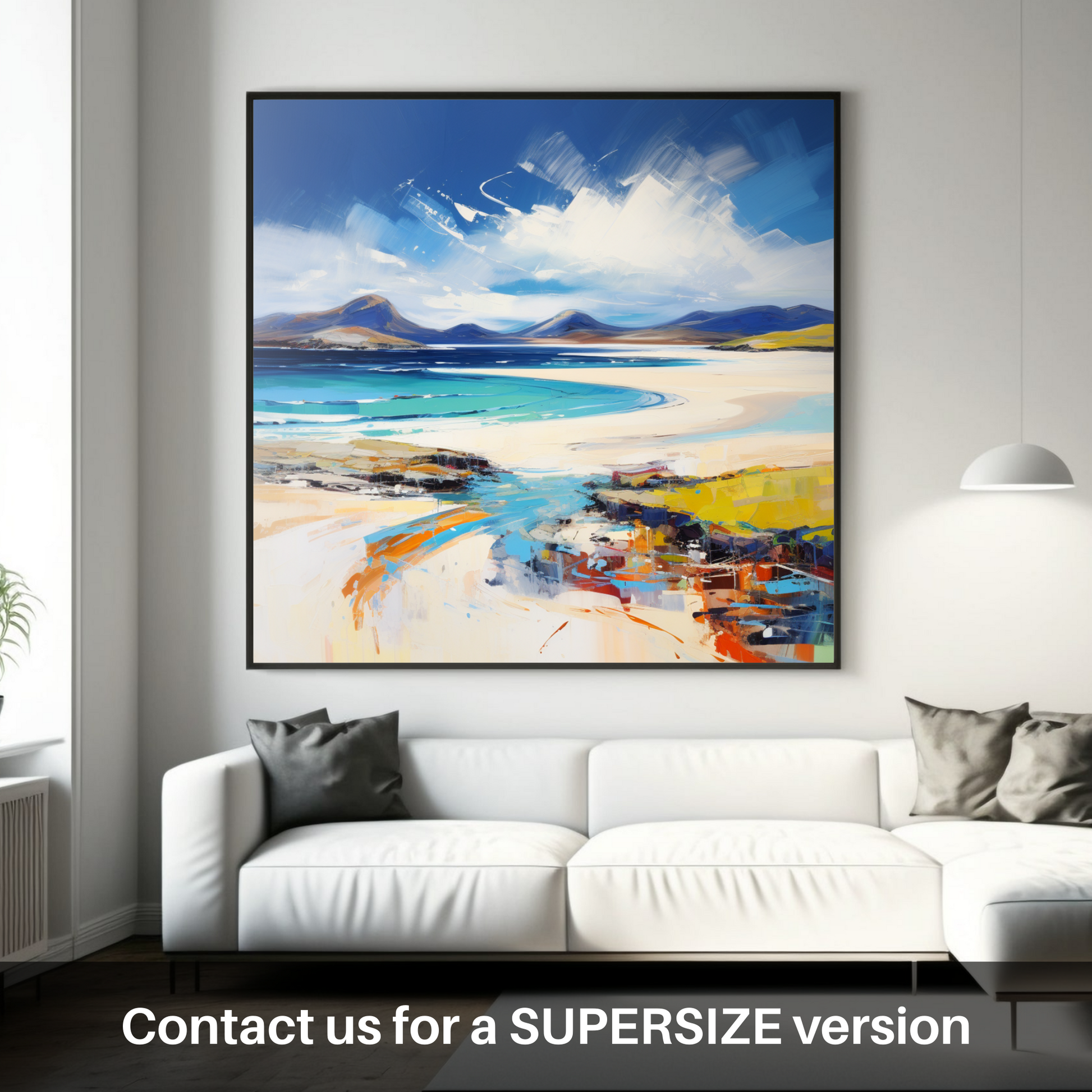 Huge supersize print of Luskentyre Beach, Isle of Harris