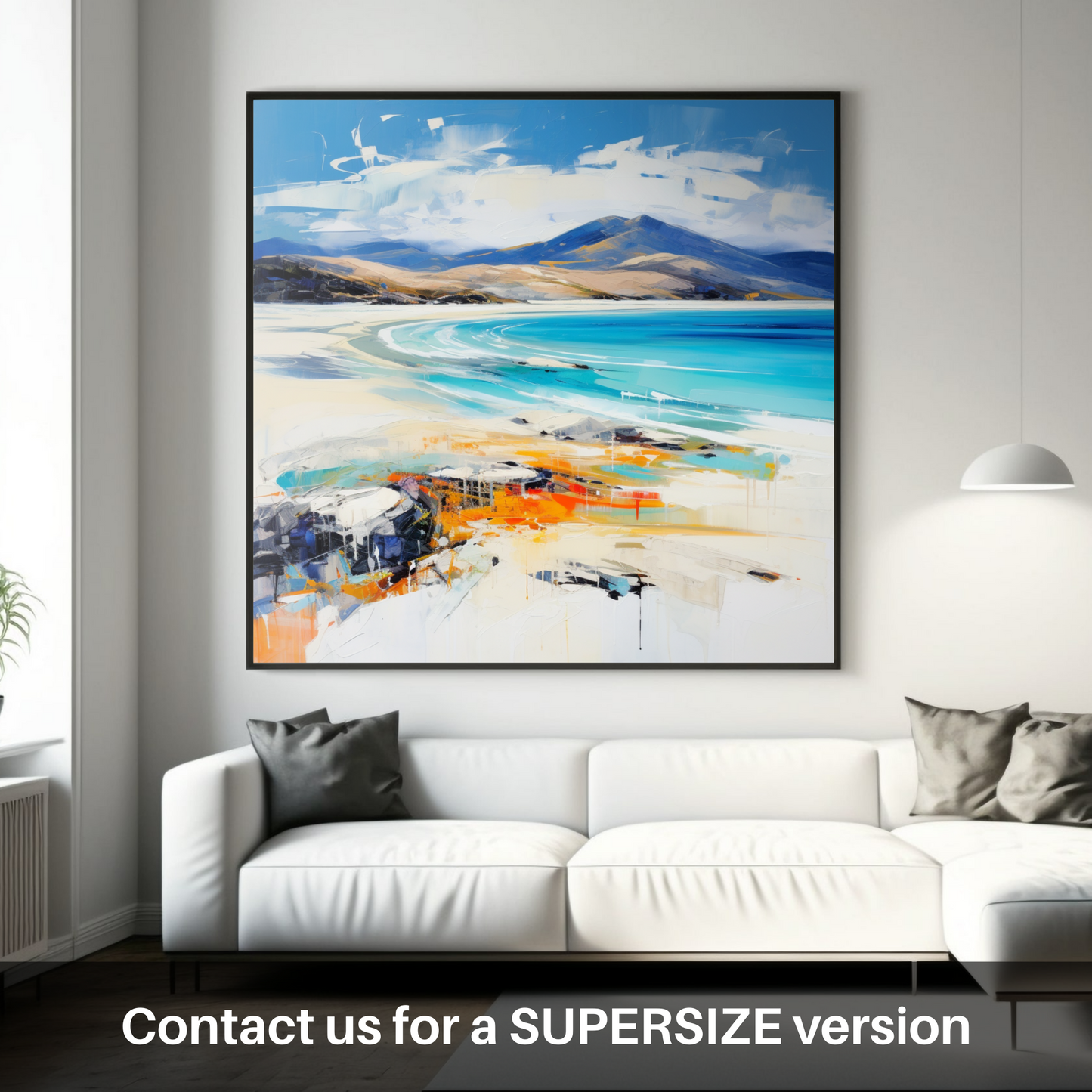 Huge supersize print of Luskentyre Beach, Isle of Harris