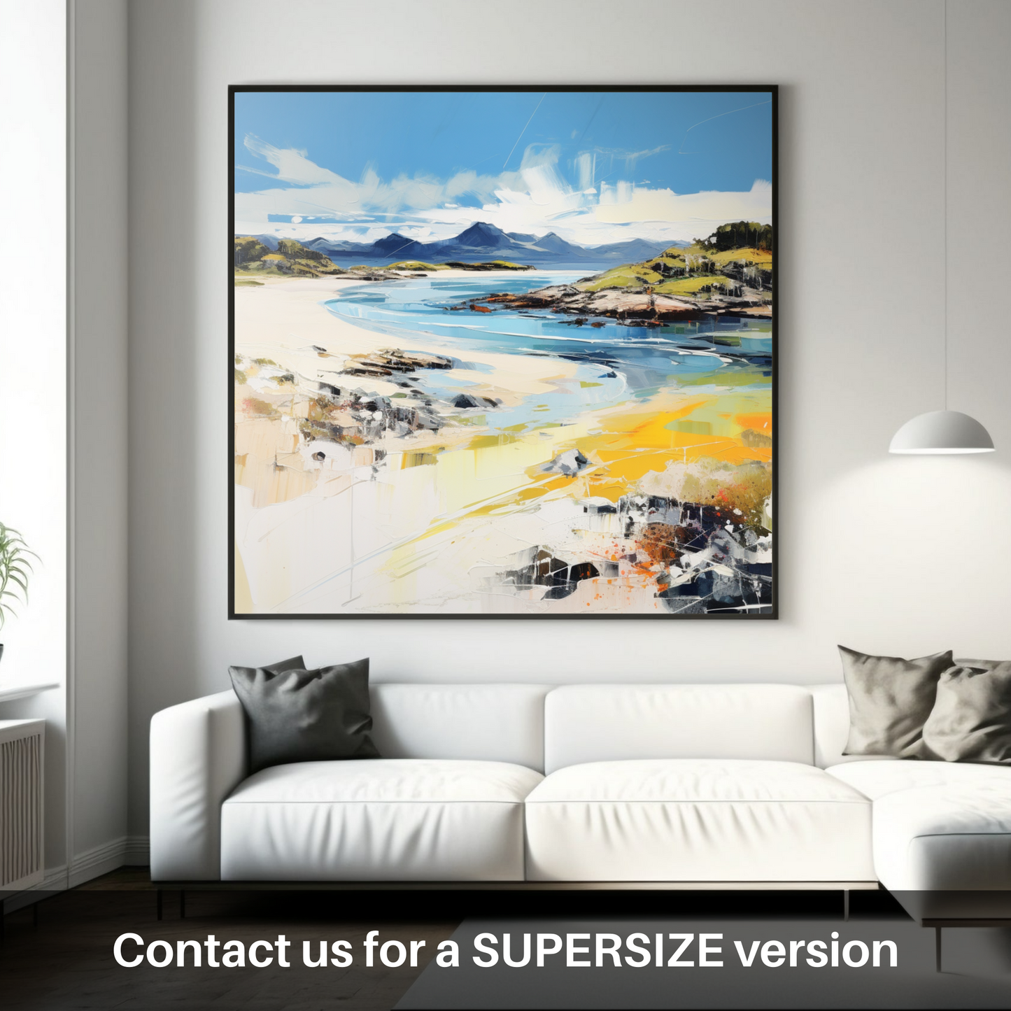Huge supersize print of Camusdarach Beach, Arisaig
