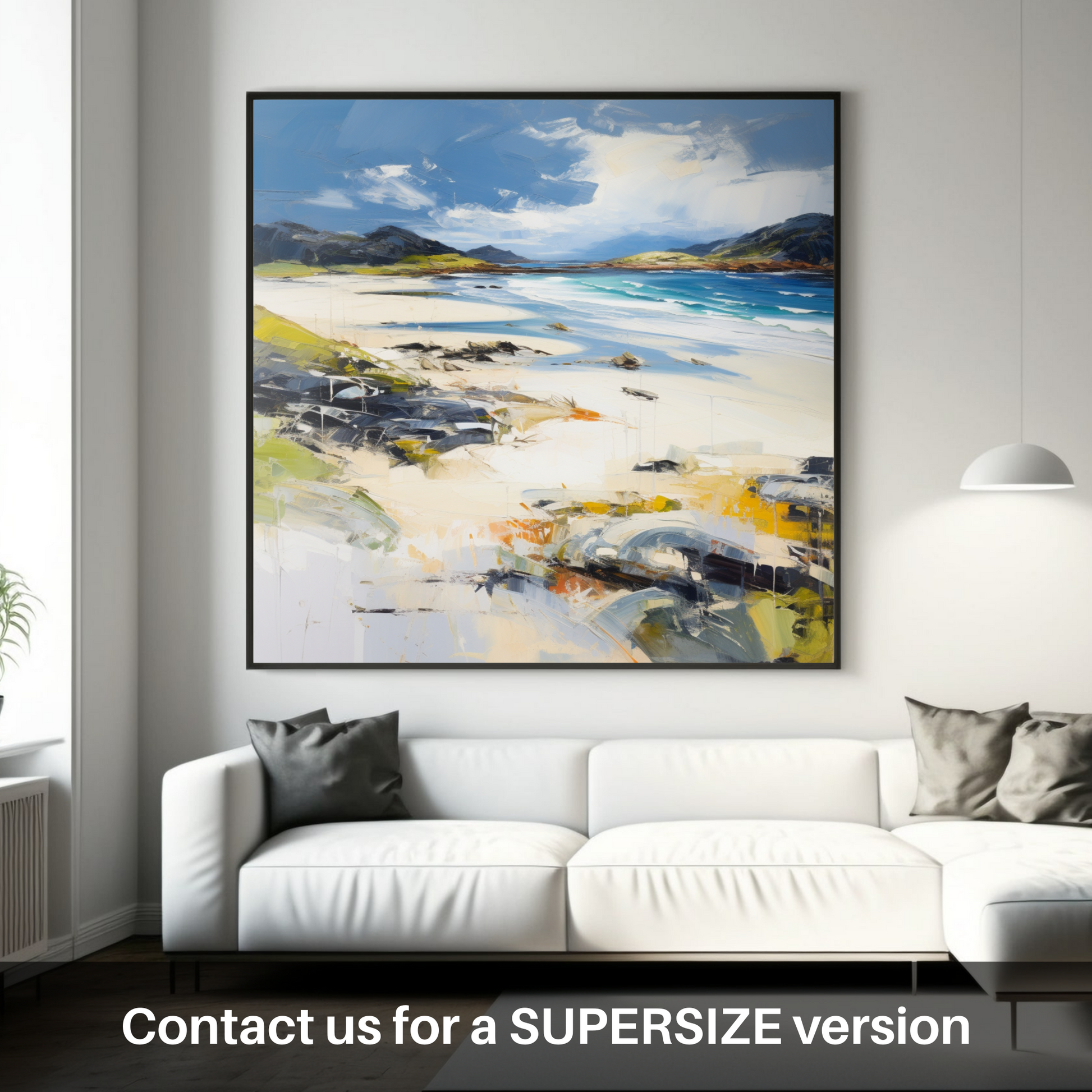 Huge supersize print of Camusdarach Beach, Arisaig