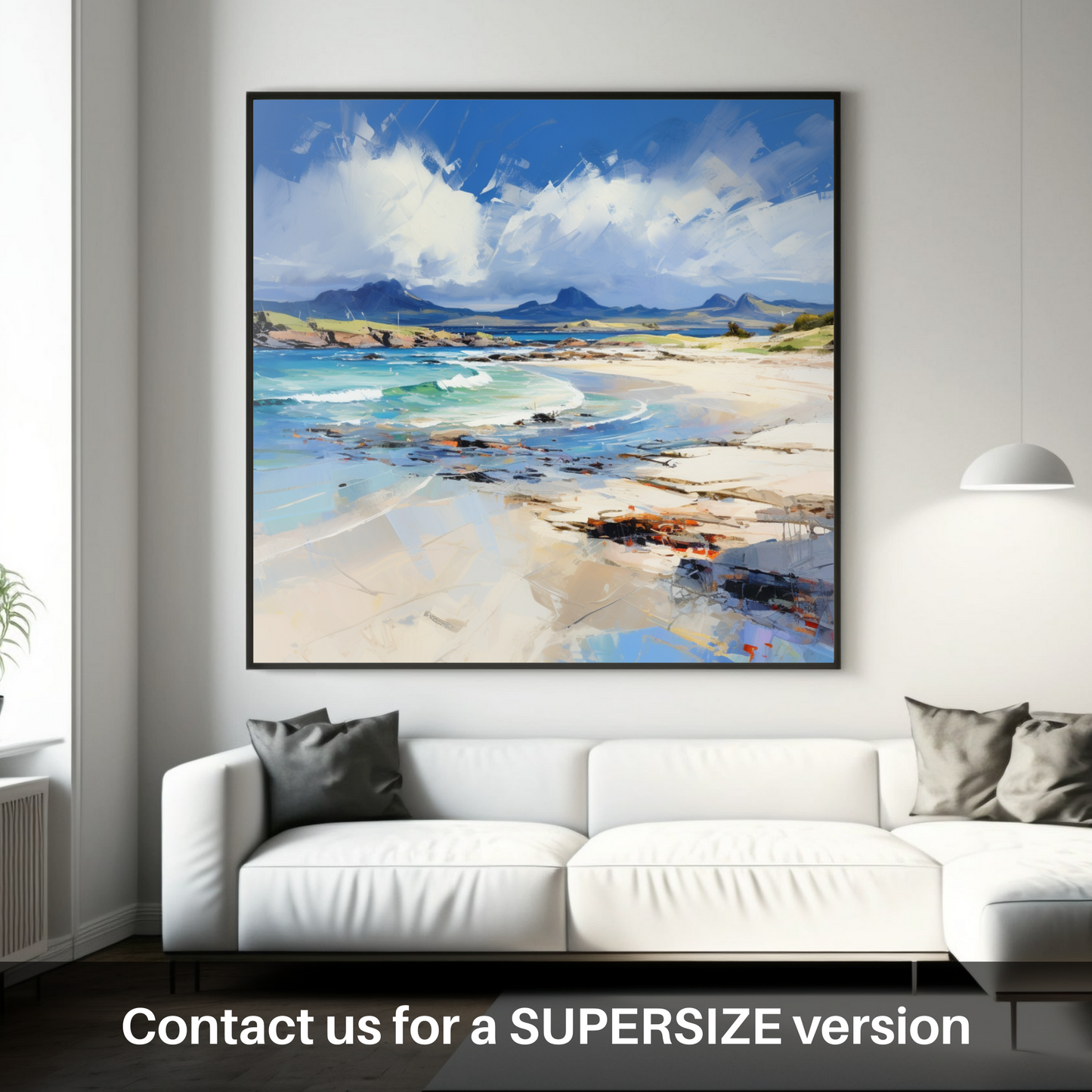 Huge supersize print of Camusdarach Beach, Arisaig