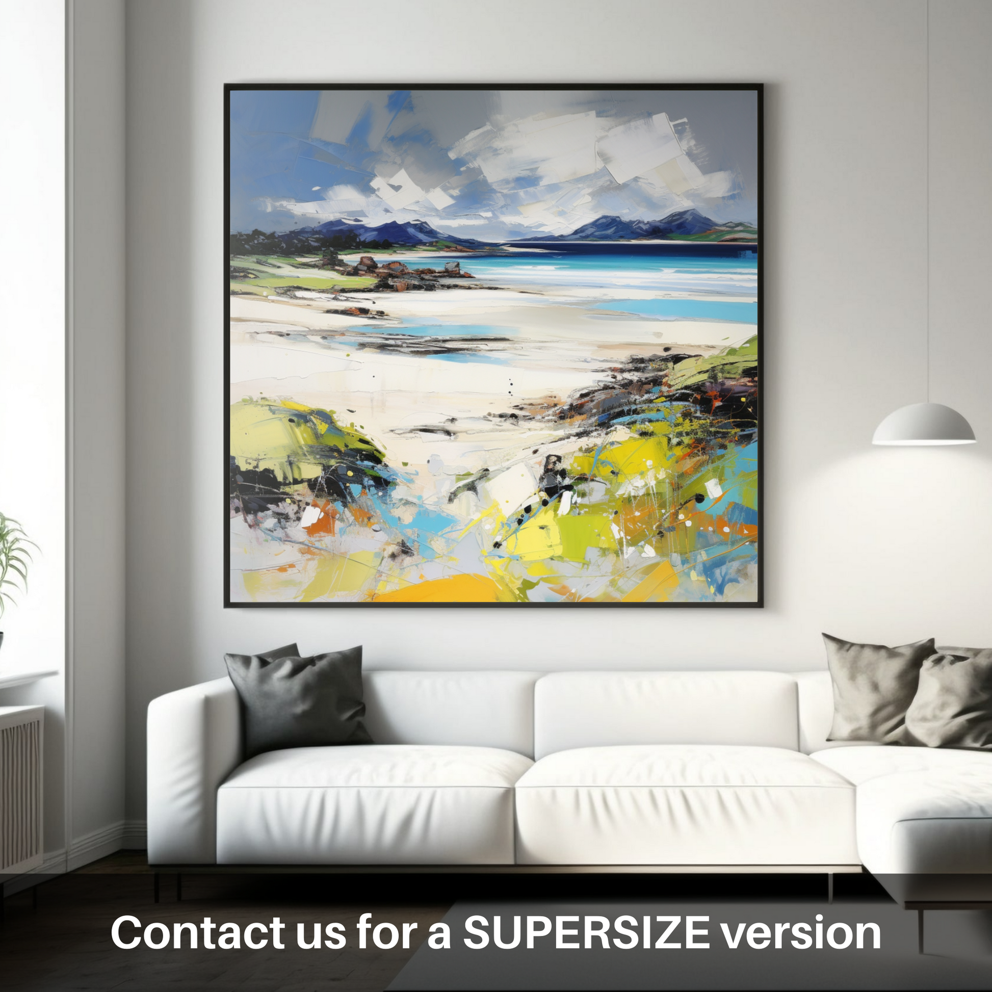 Huge supersize print of Camusdarach Beach, Arisaig