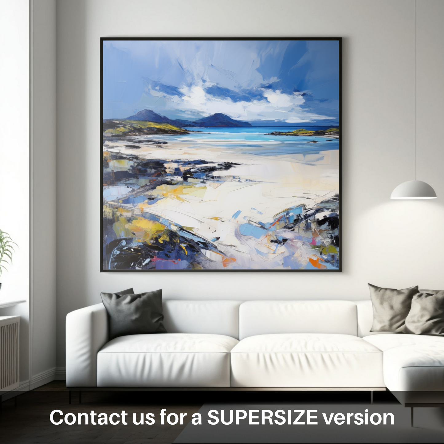Huge supersize print of Camusdarach Beach, Arisaig