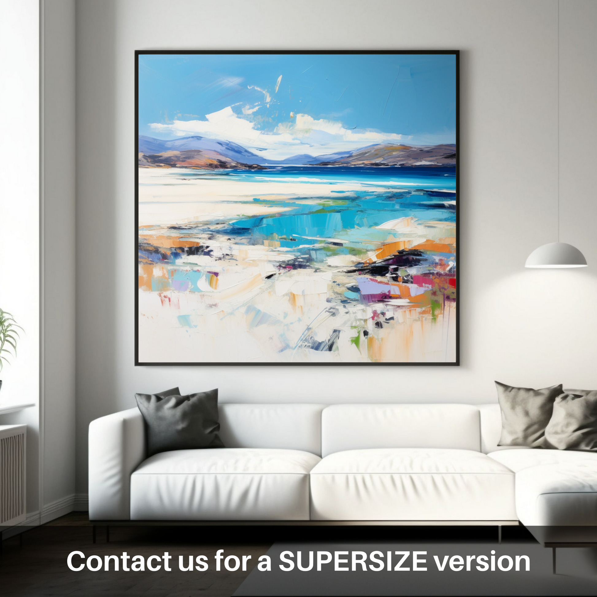 Huge supersize print of Luskentyre Beach, Isle of Harris