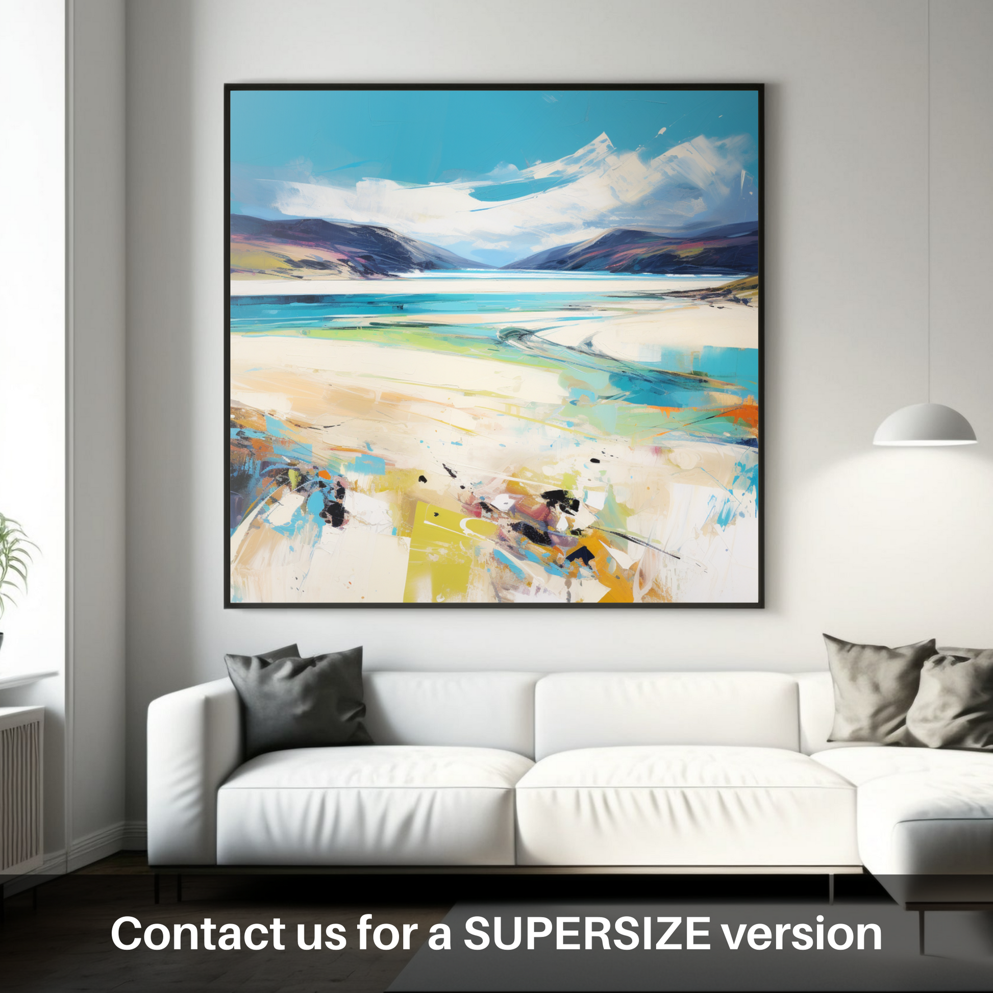 Huge supersize print of Luskentyre Beach, Isle of Harris