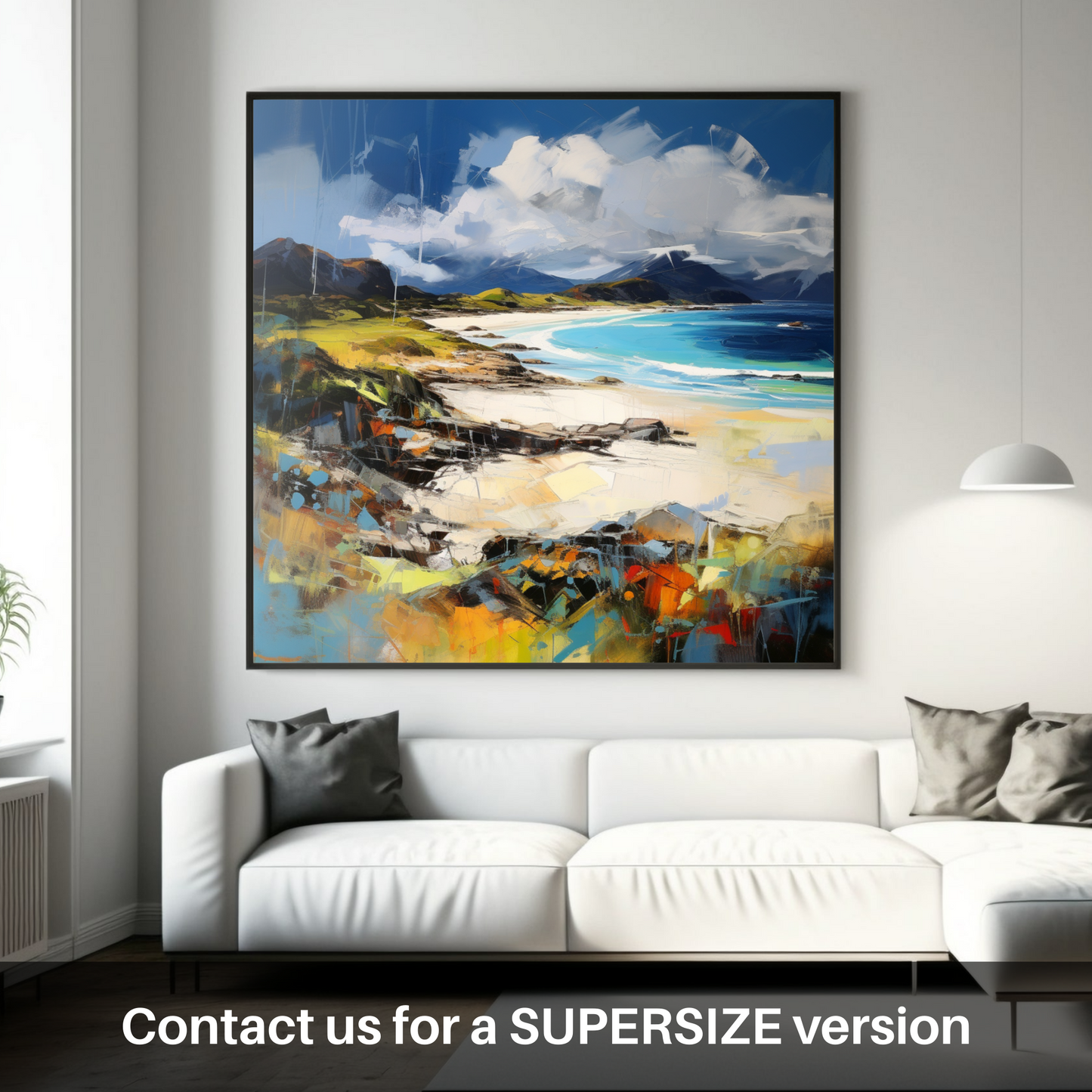 Huge supersize print of Camusdarach Beach, Arisaig