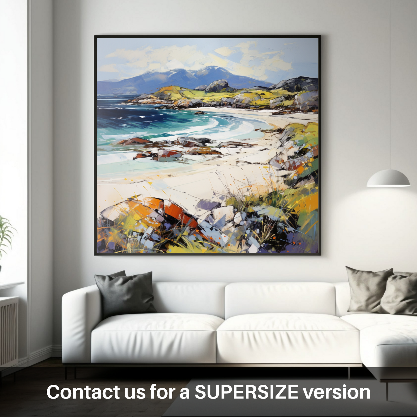 Huge supersize print of Camusdarach Beach, Arisaig