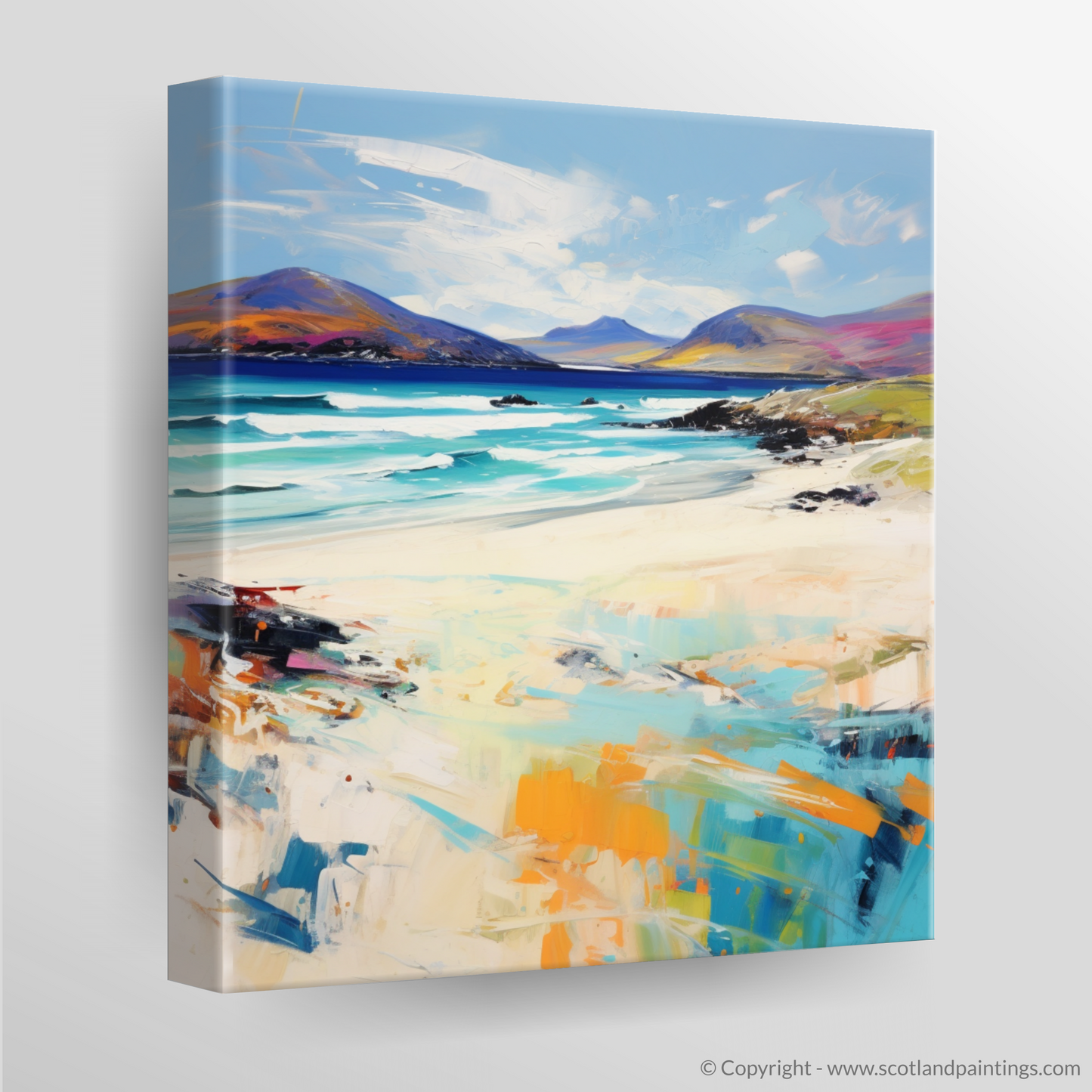Canvas Print of Luskentyre Sands, Isle of Lewis