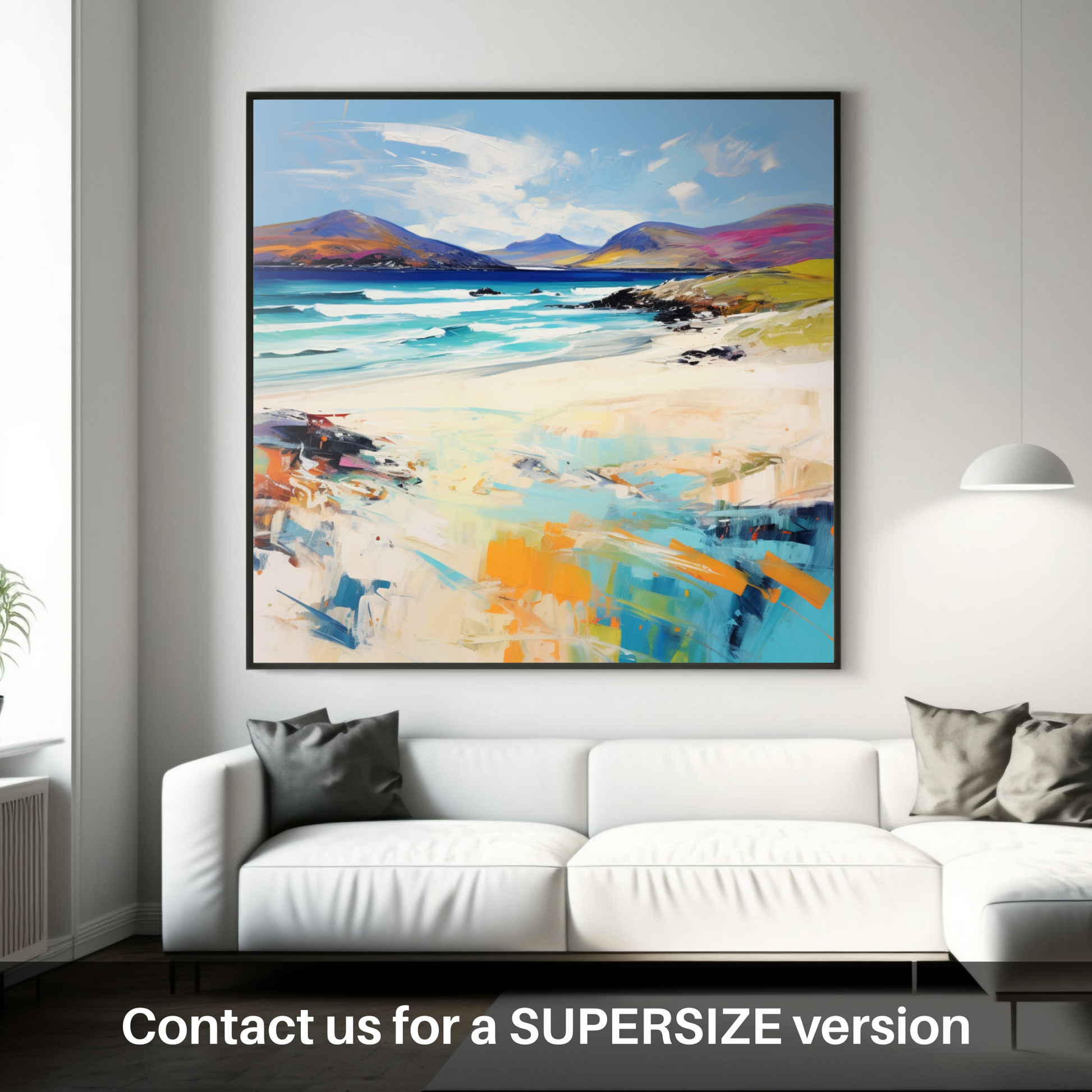Huge supersize print of Luskentyre Sands, Isle of Lewis