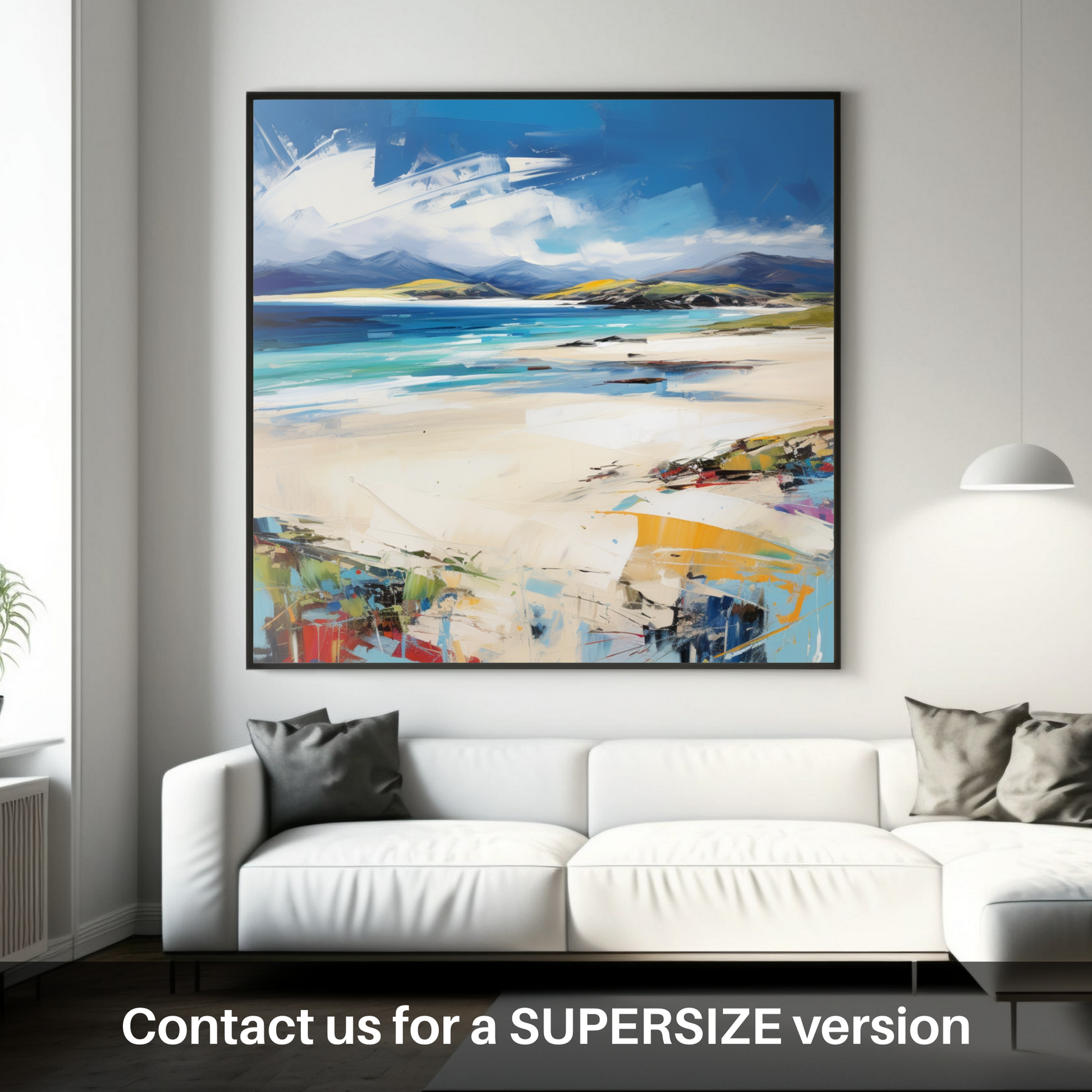 Huge supersize print of Luskentyre Sands, Isle of Lewis