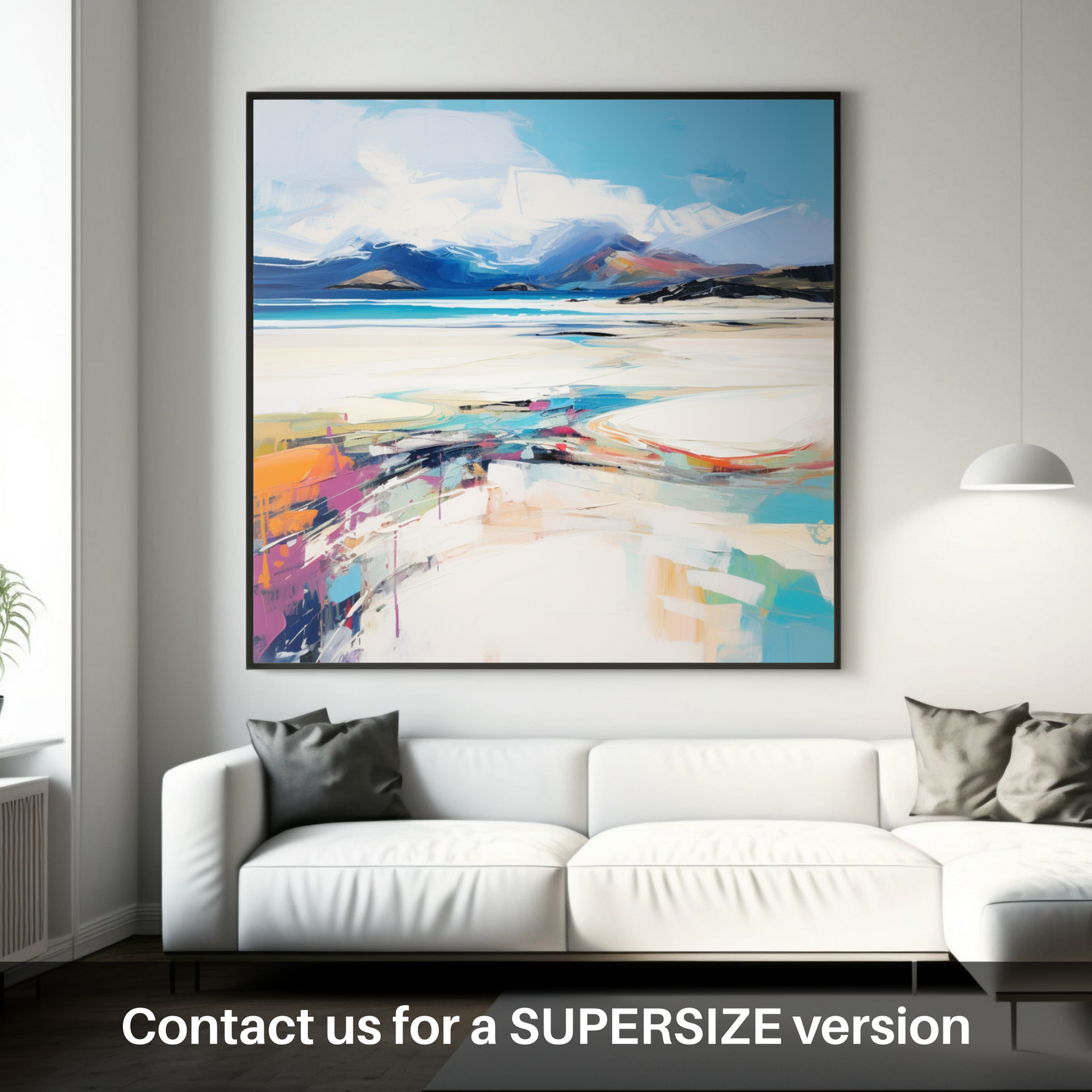 Huge supersize print of Luskentyre Sands, Isle of Lewis