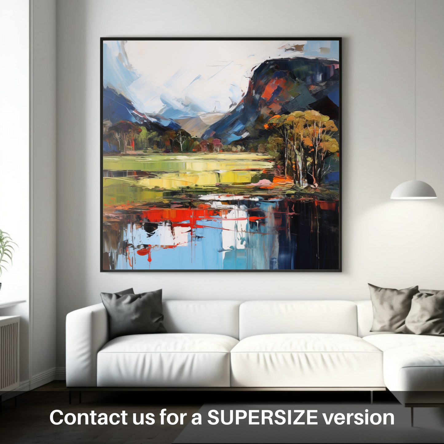 Huge supersize print of Loch Ard, Stirling