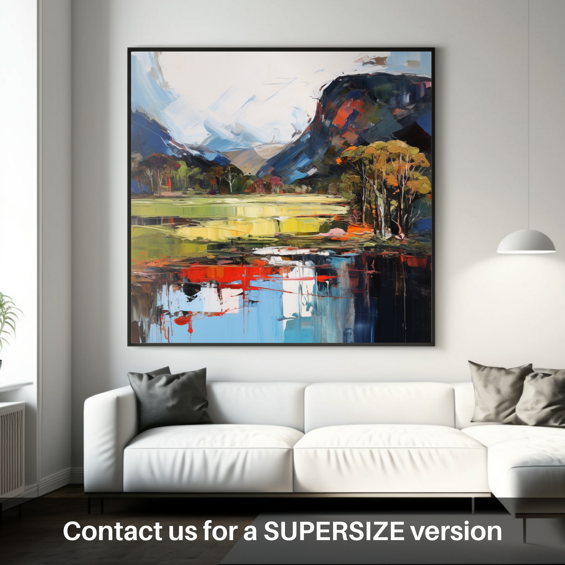 Huge supersize print of Loch Ard, Stirling