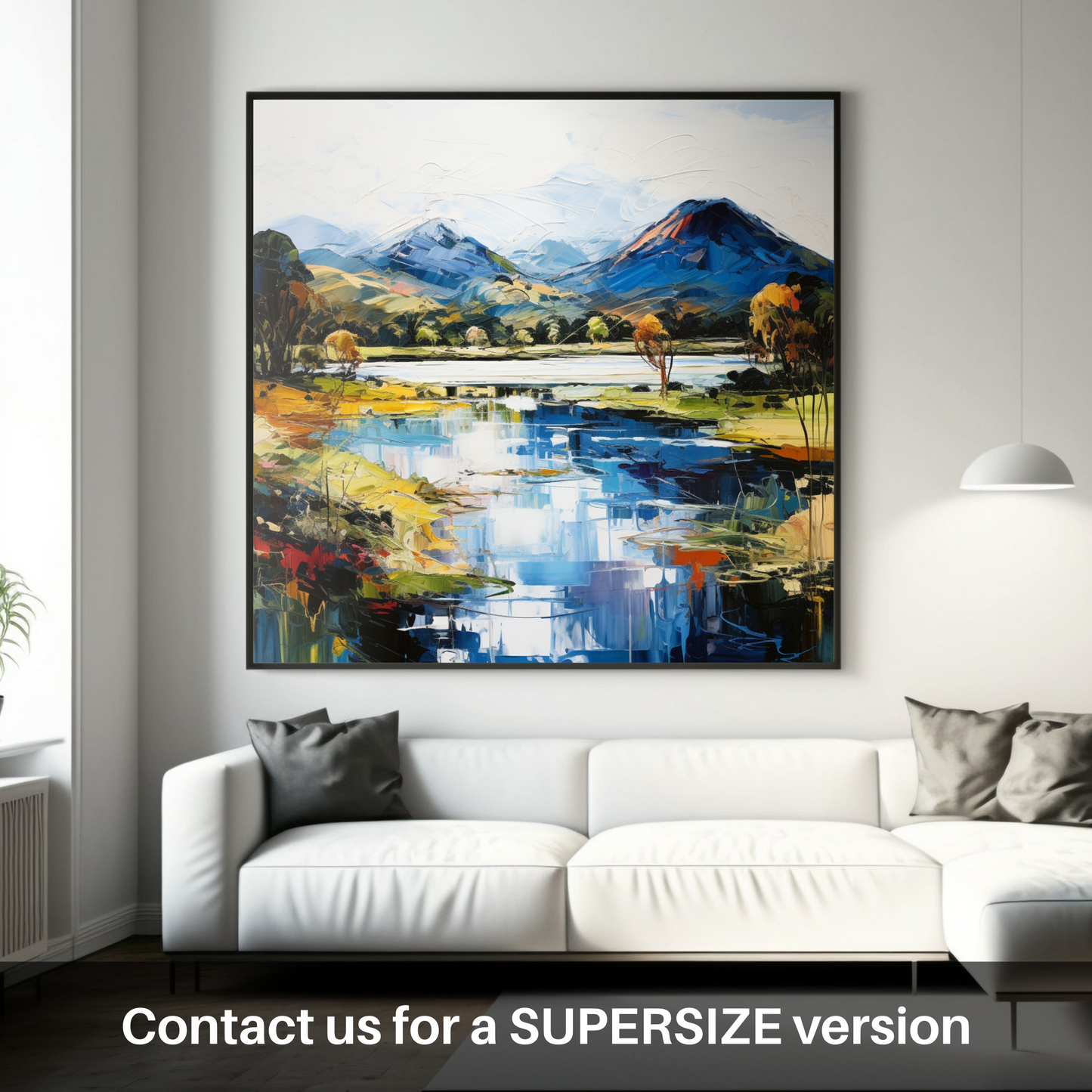 Huge supersize print of Loch Ard, Stirling