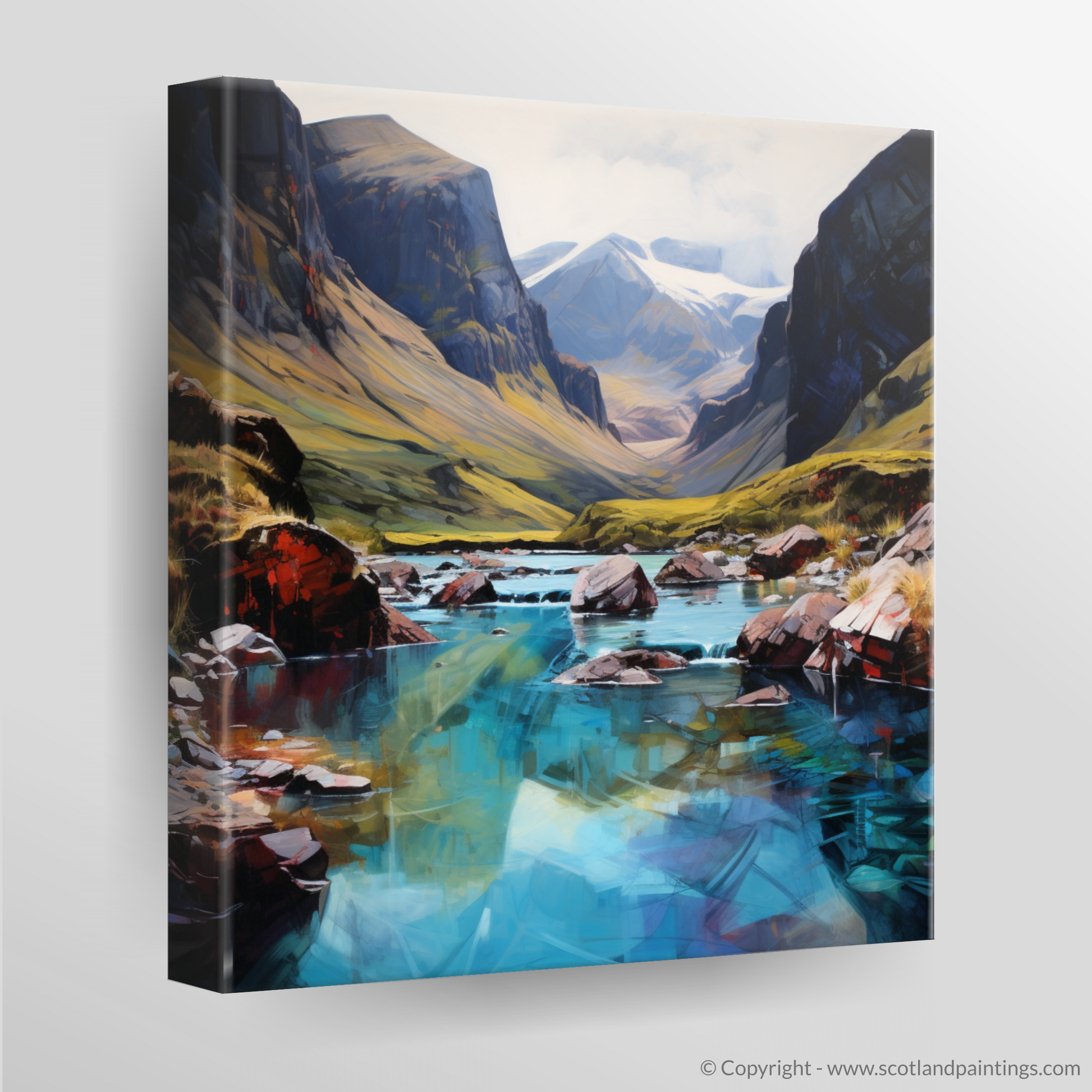 Canvas Print of The Fairy Pools, Isle of Skye
