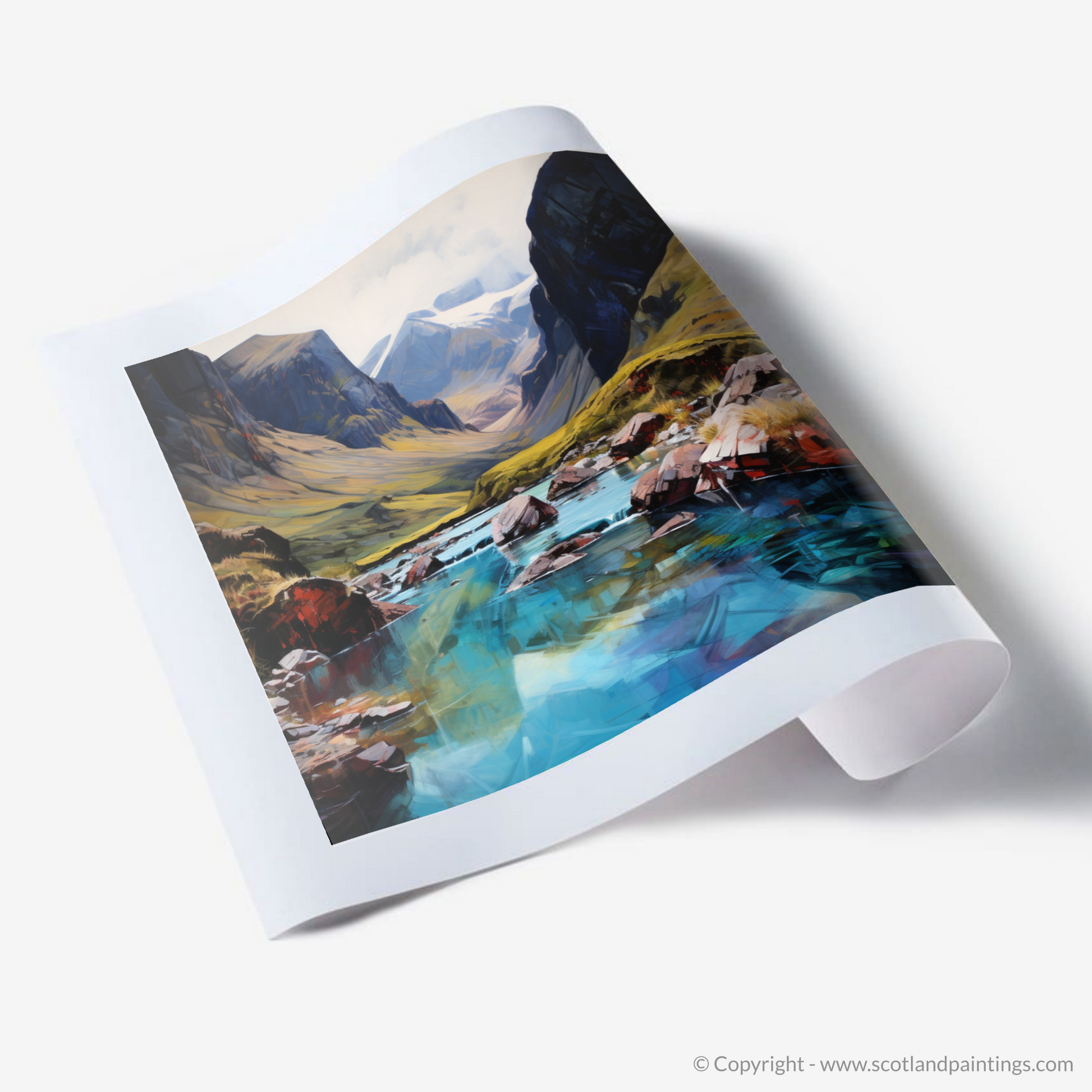 Art Print of The Fairy Pools, Isle of Skye