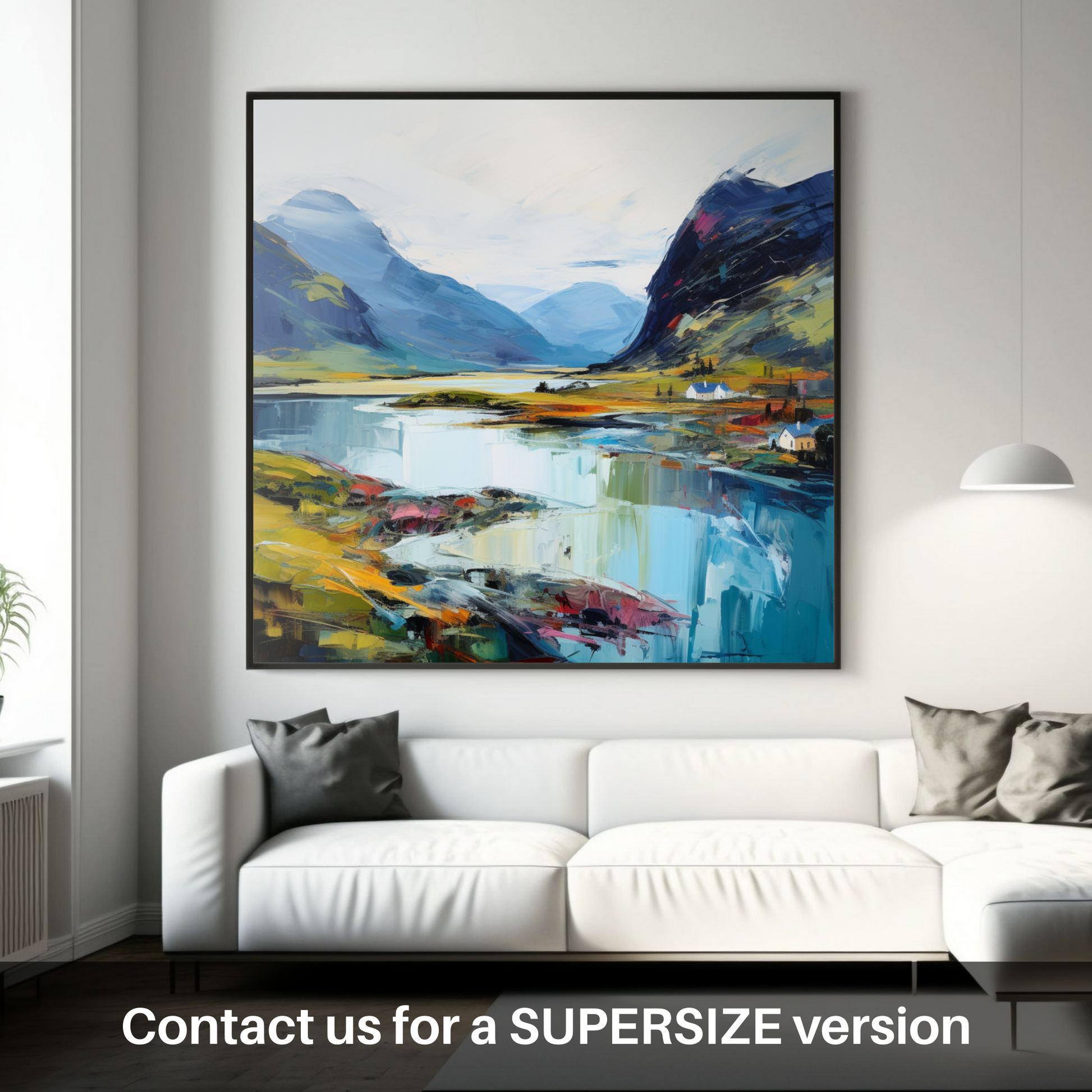 Huge supersize print of Loch Glencoul, Sutherland