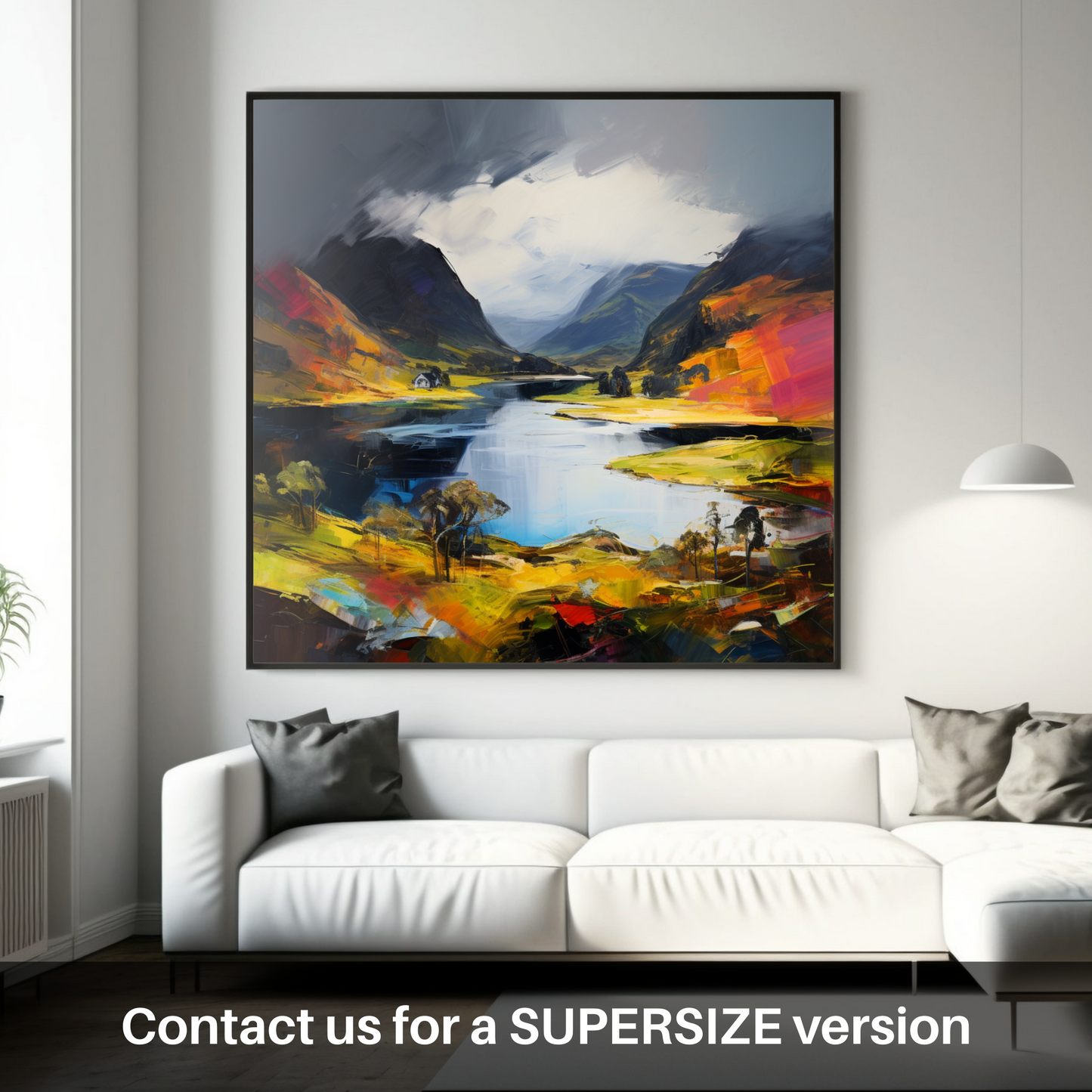 Huge supersize print of Loch Glencoul, Sutherland