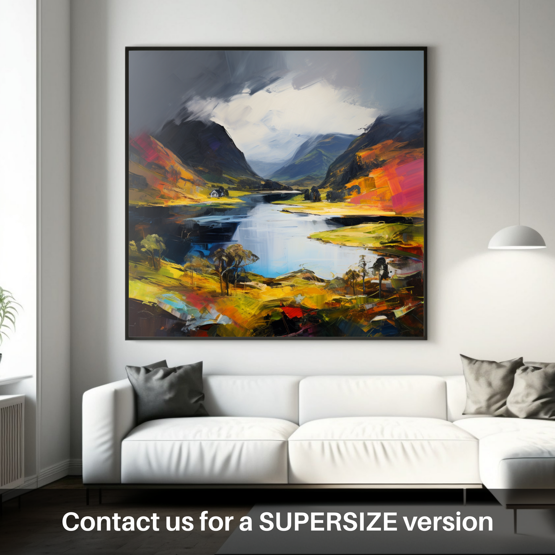 Huge supersize print of Loch Glencoul, Sutherland