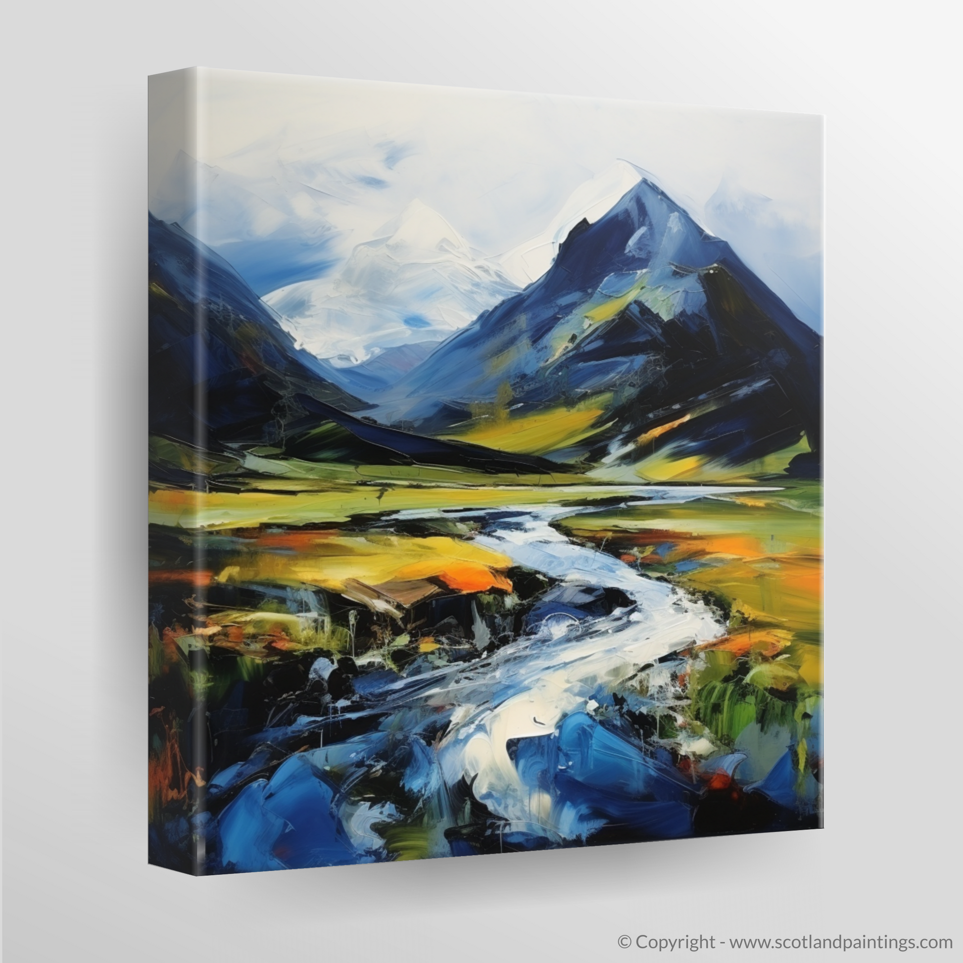 Canvas Print of Geal-chàrn (Drumochter)