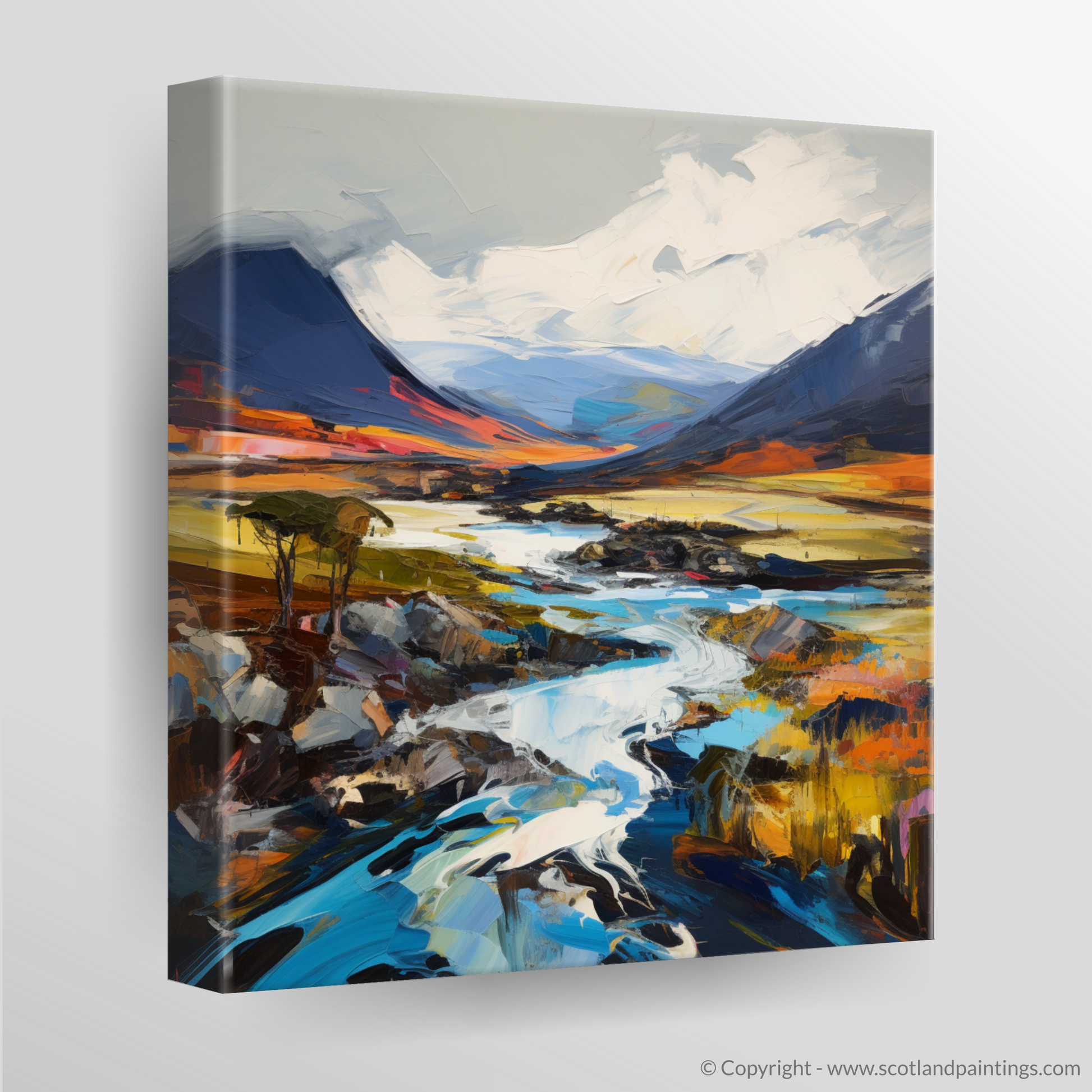 Canvas Print of Geal-chàrn (Drumochter)