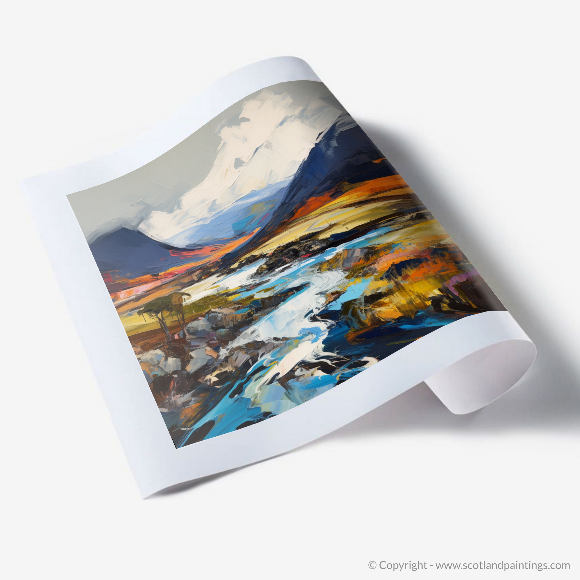 Art Print of Geal-chàrn (Drumochter)