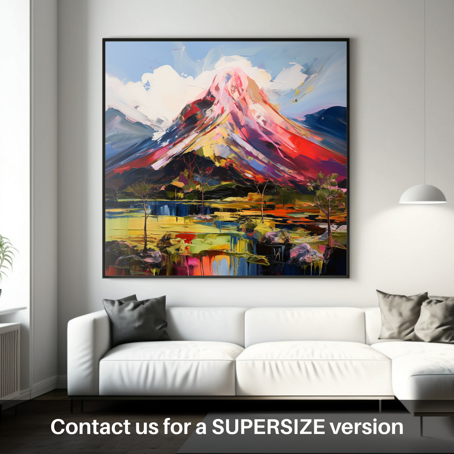 Huge supersize print of Ben Lomond