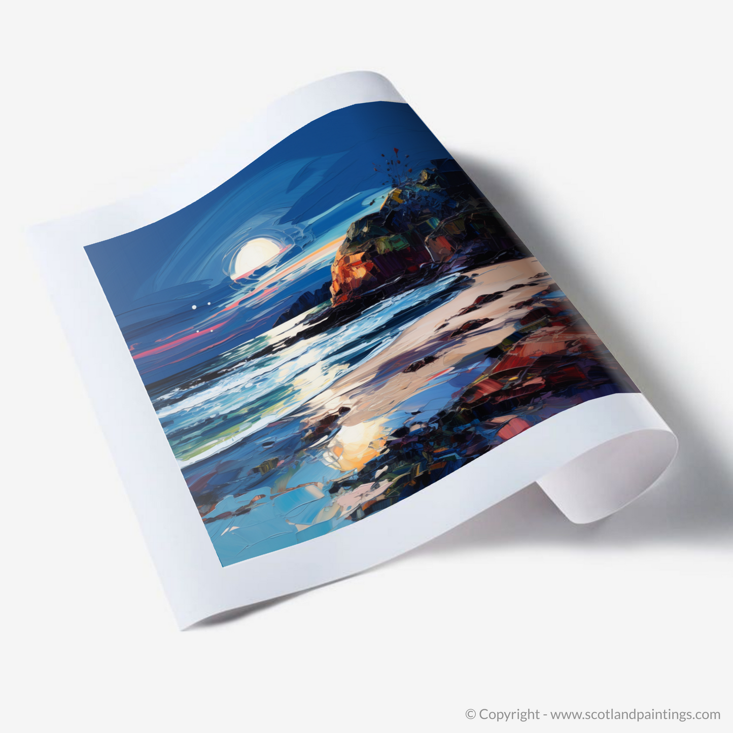 Art Print of Seilebost Beach at dusk