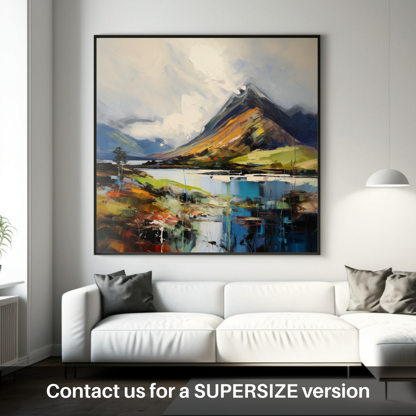 Huge supersize print of Beinn Alligin, Wester Ross