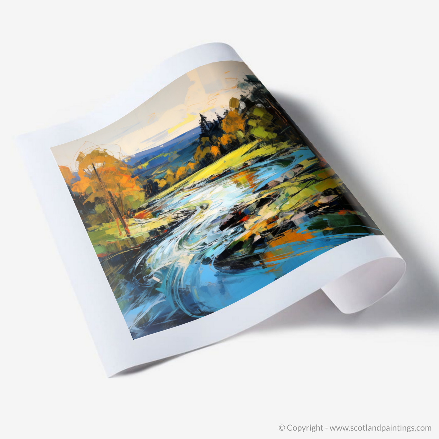 Art Print of River Lyon, Perthshire