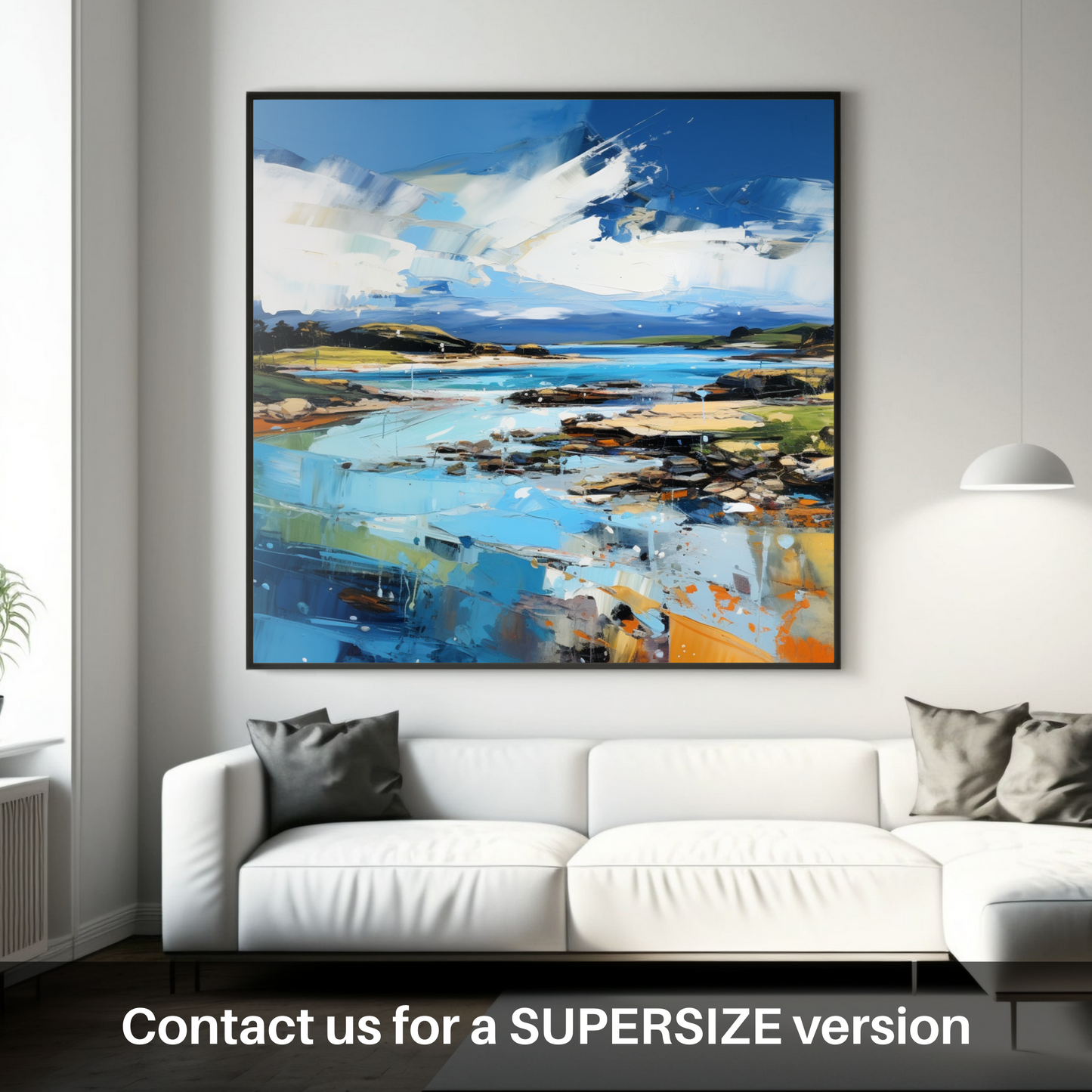 Huge supersize print of Largo Bay, Fife