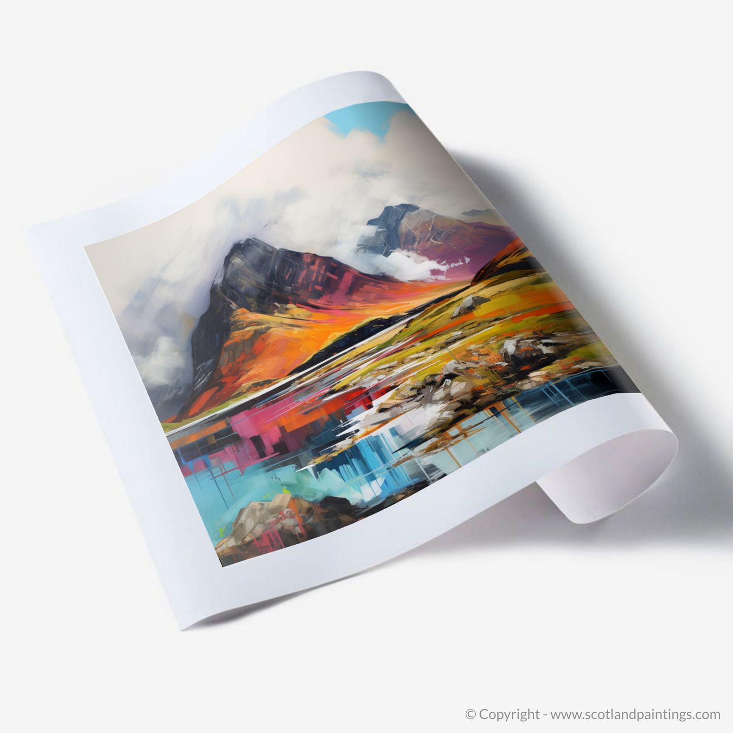 Art Print of Beinn Alligin, Wester Ross