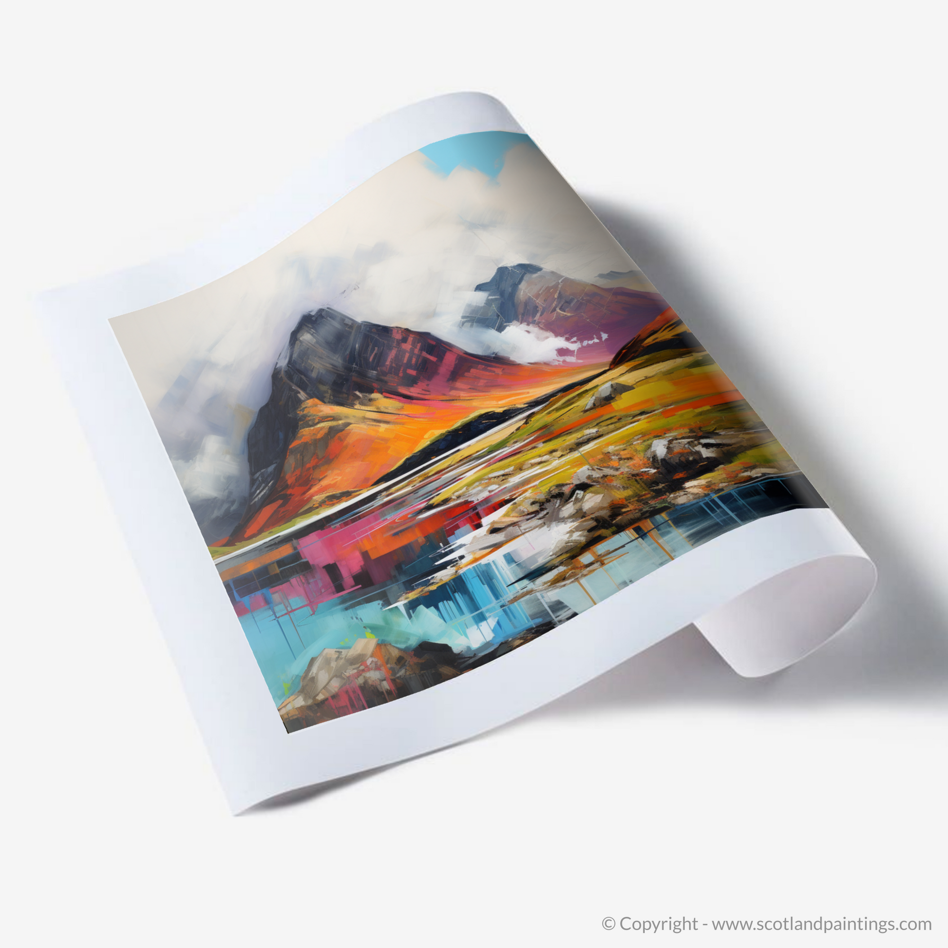 Art Print of Beinn Alligin, Wester Ross