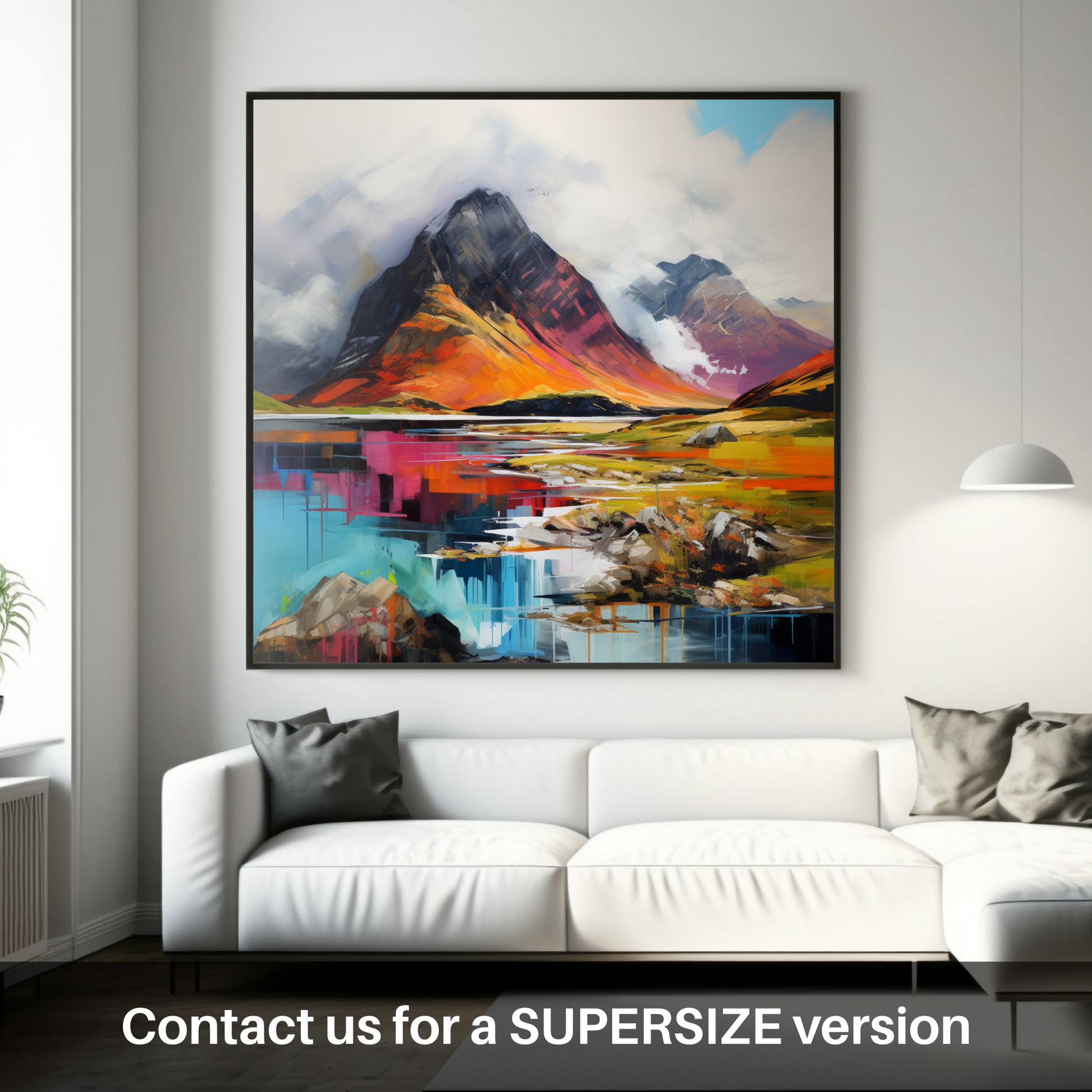 Huge supersize print of Beinn Alligin, Wester Ross