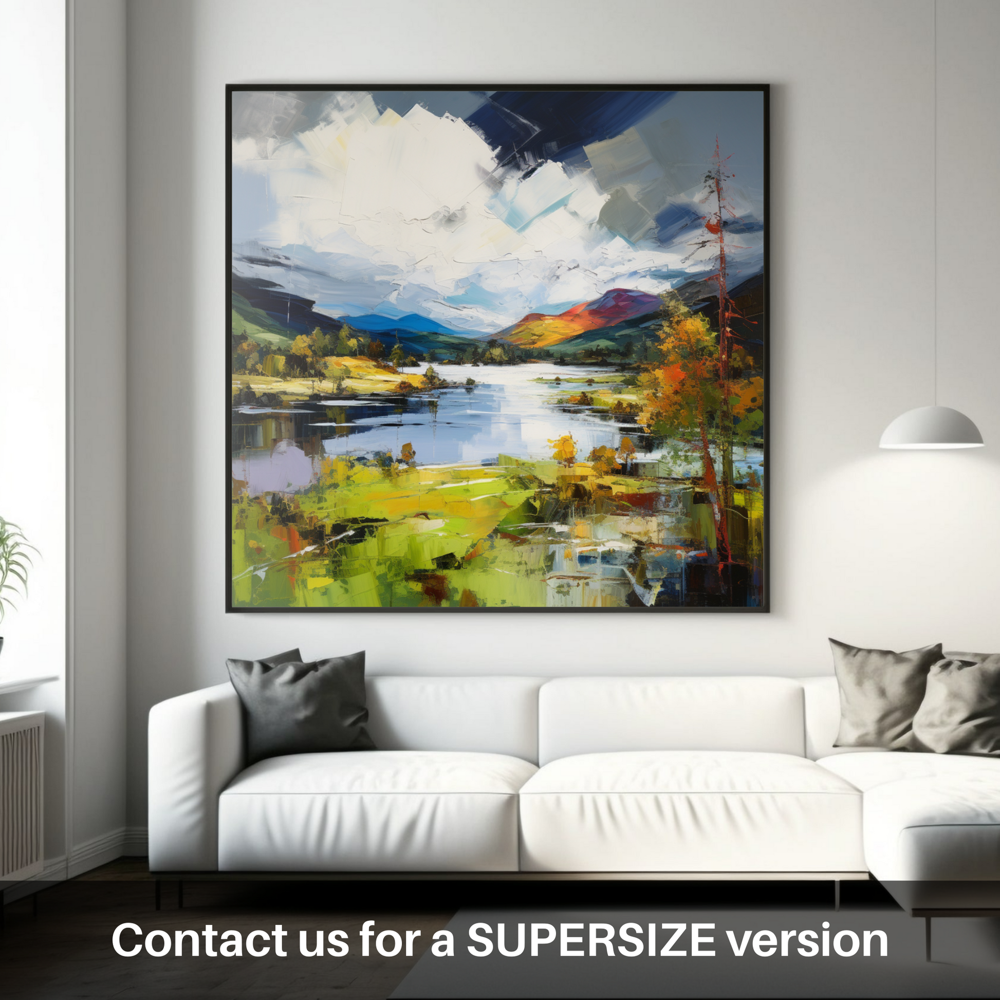 Huge supersize print of Loch Awe, Argyll and Bute