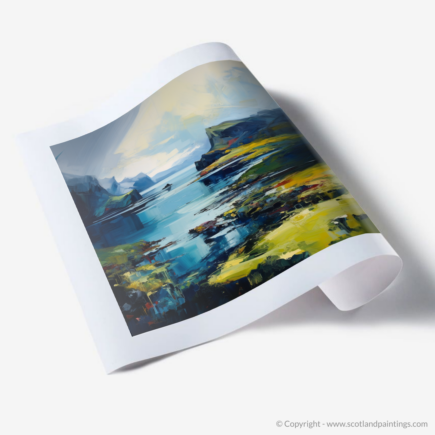 Art Print of Isle of Skye's smaller isles, Inner Hebrides