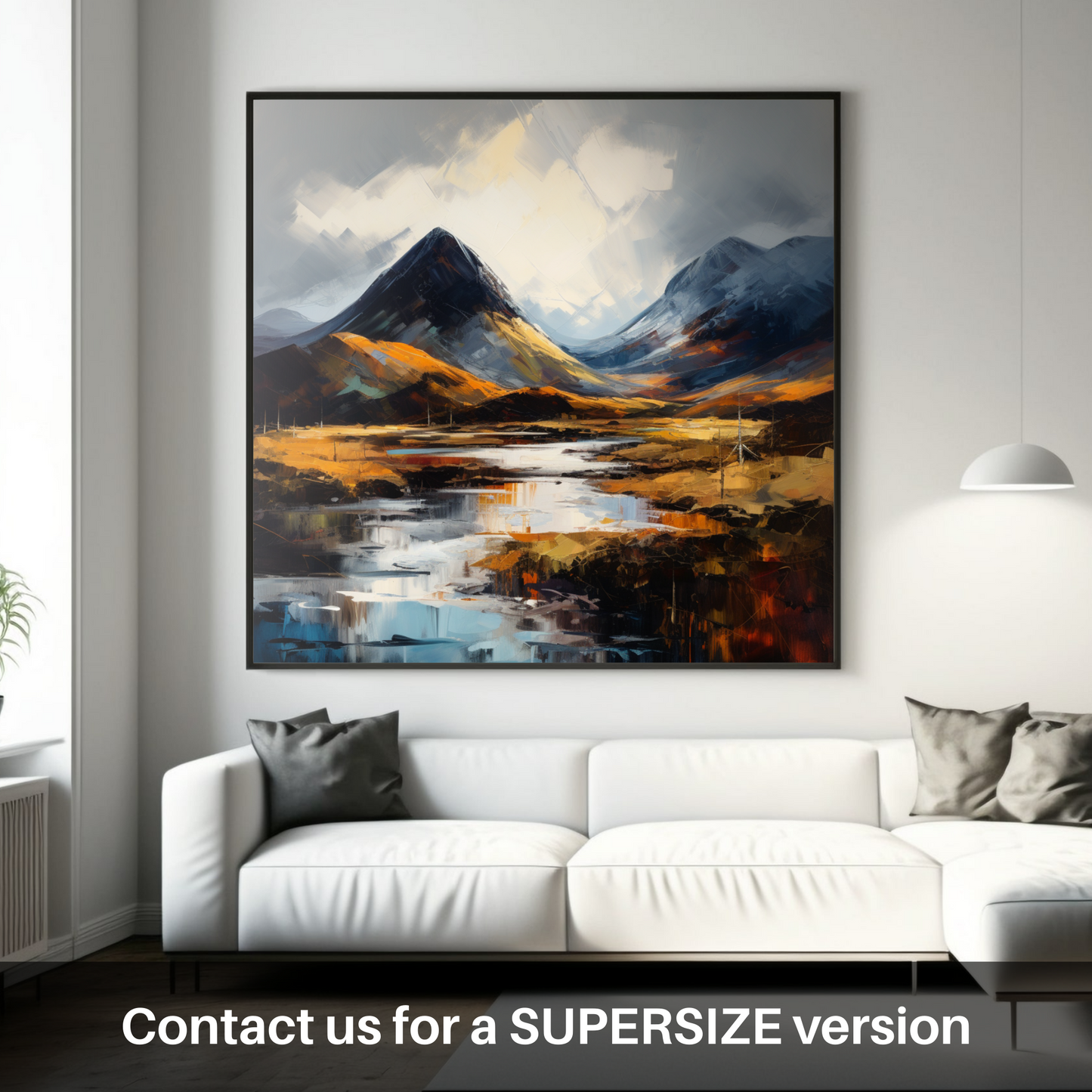 Huge supersize print of Beinn Narnain
