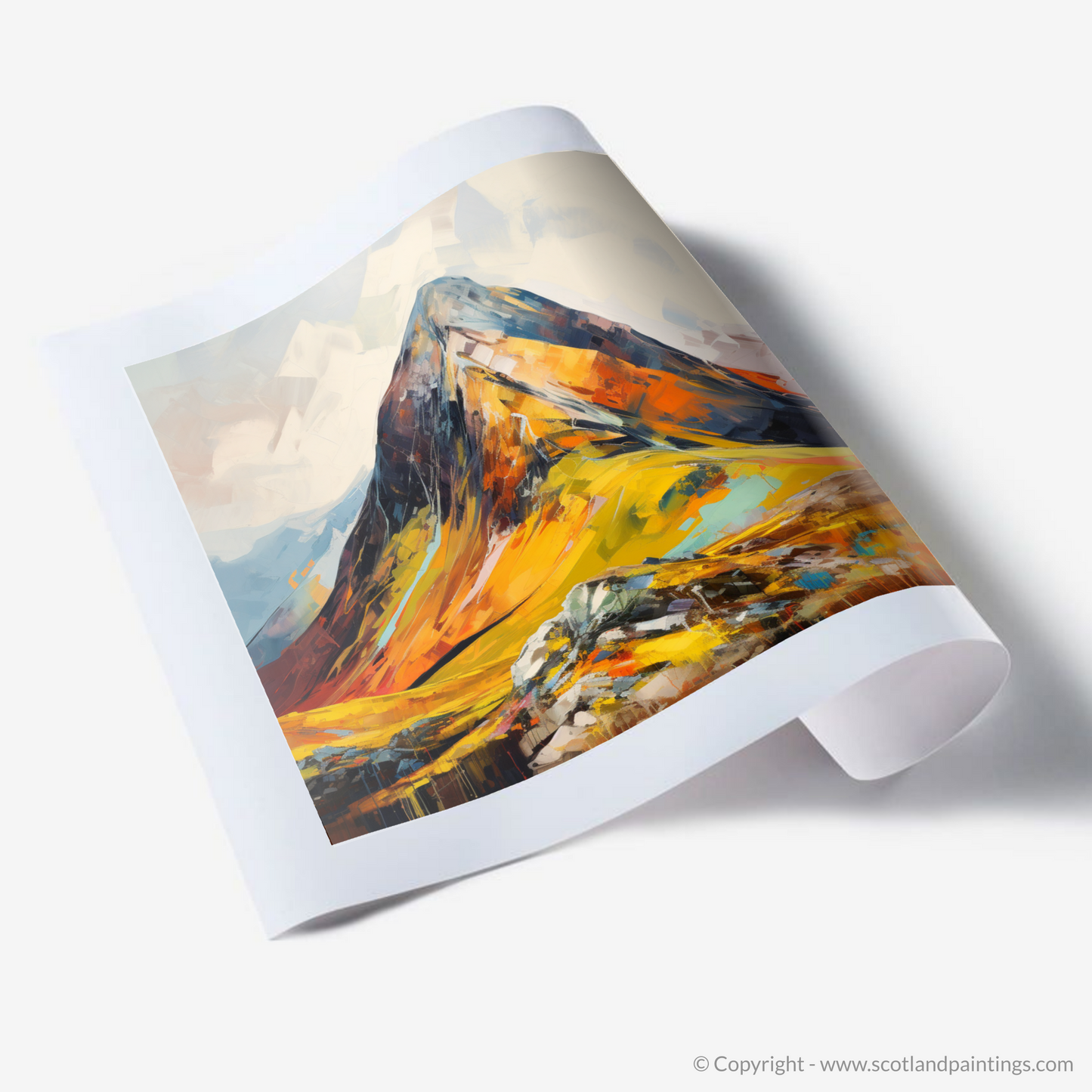 Art Print of Stob Coire Raineach (Buachaille Etive Beag)