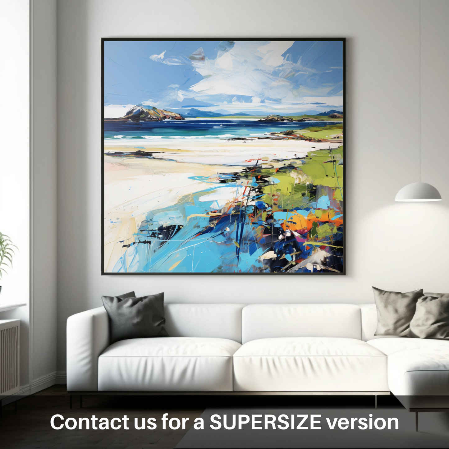 Huge supersize print of Camusdarach Beach