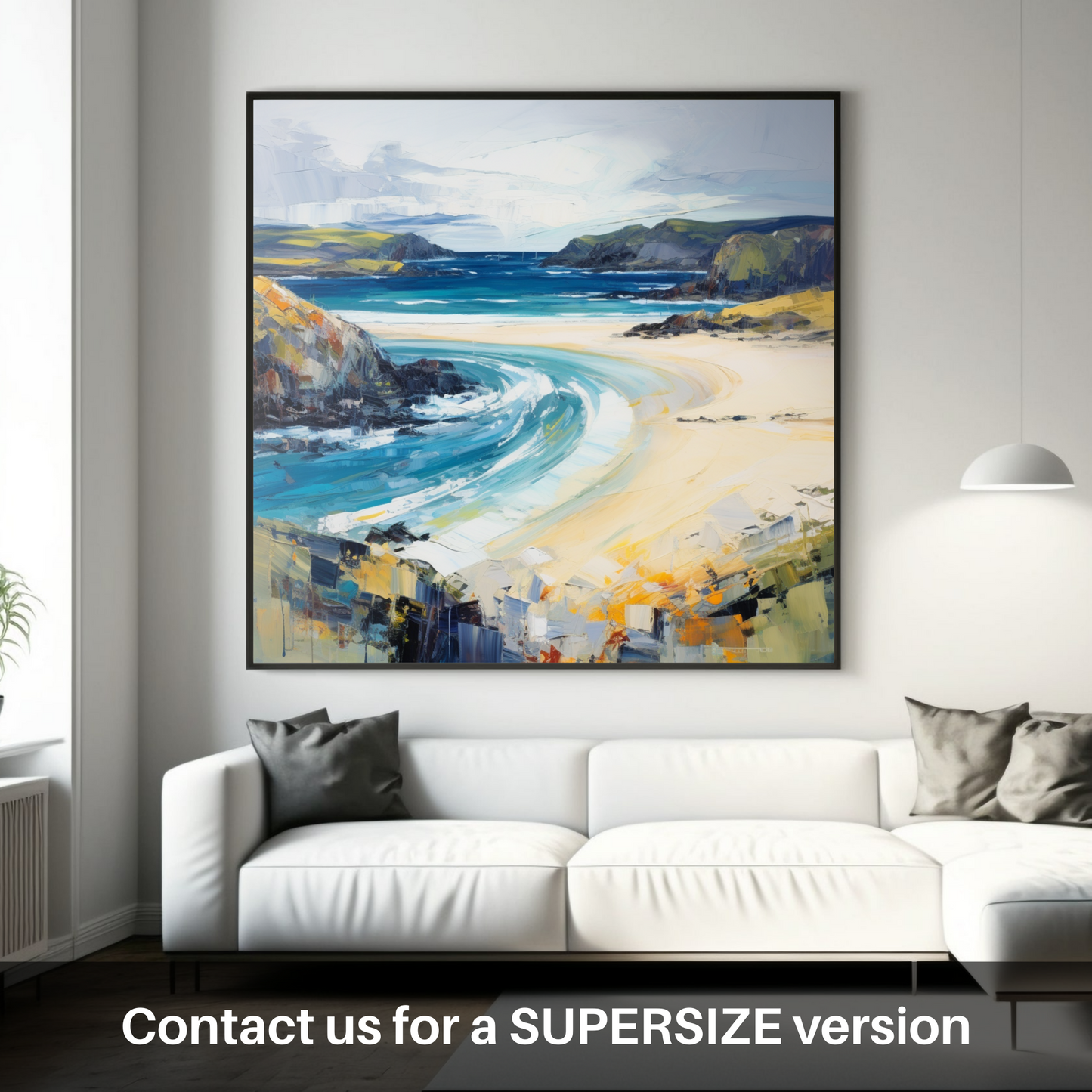 Huge supersize print of Durness Beach, Sutherland