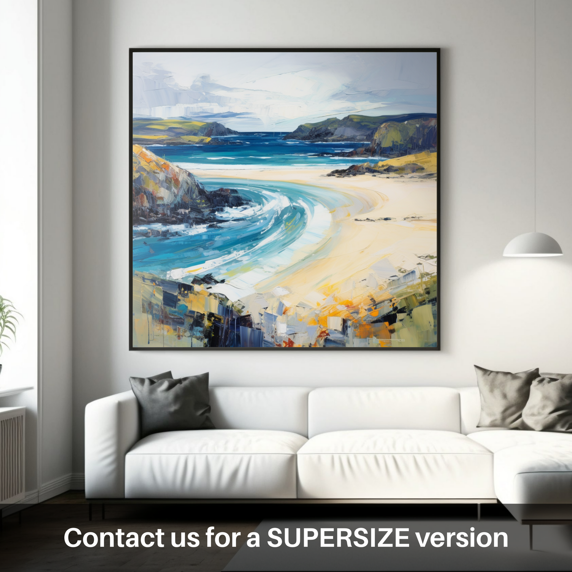 Huge supersize print of Durness Beach, Sutherland
