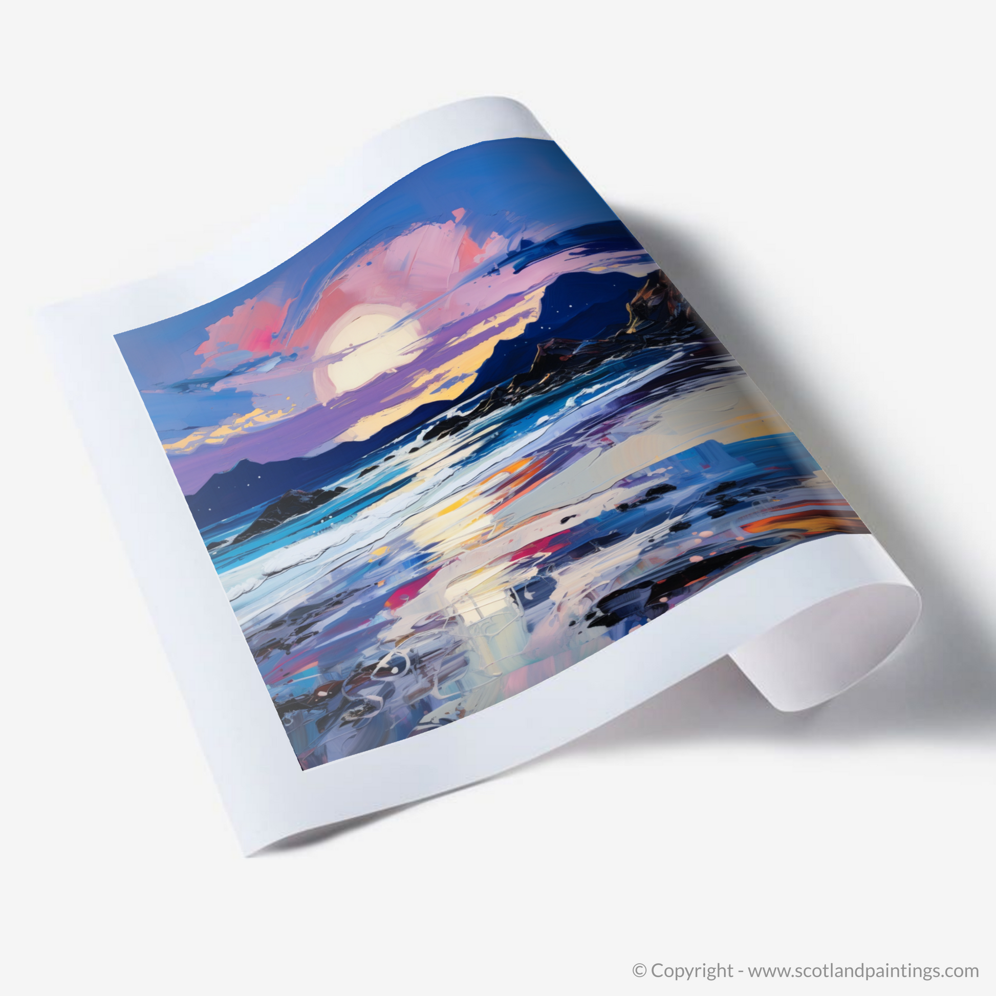 Art Print of Seilebost Beach at dusk