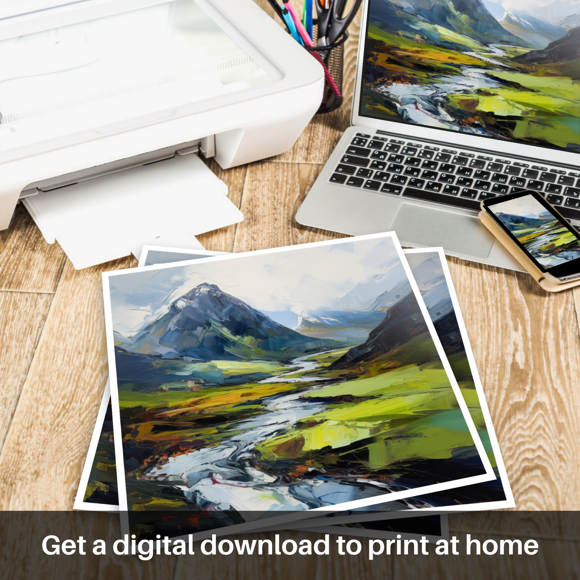 Downloadable and printable picture of Meall Greigh