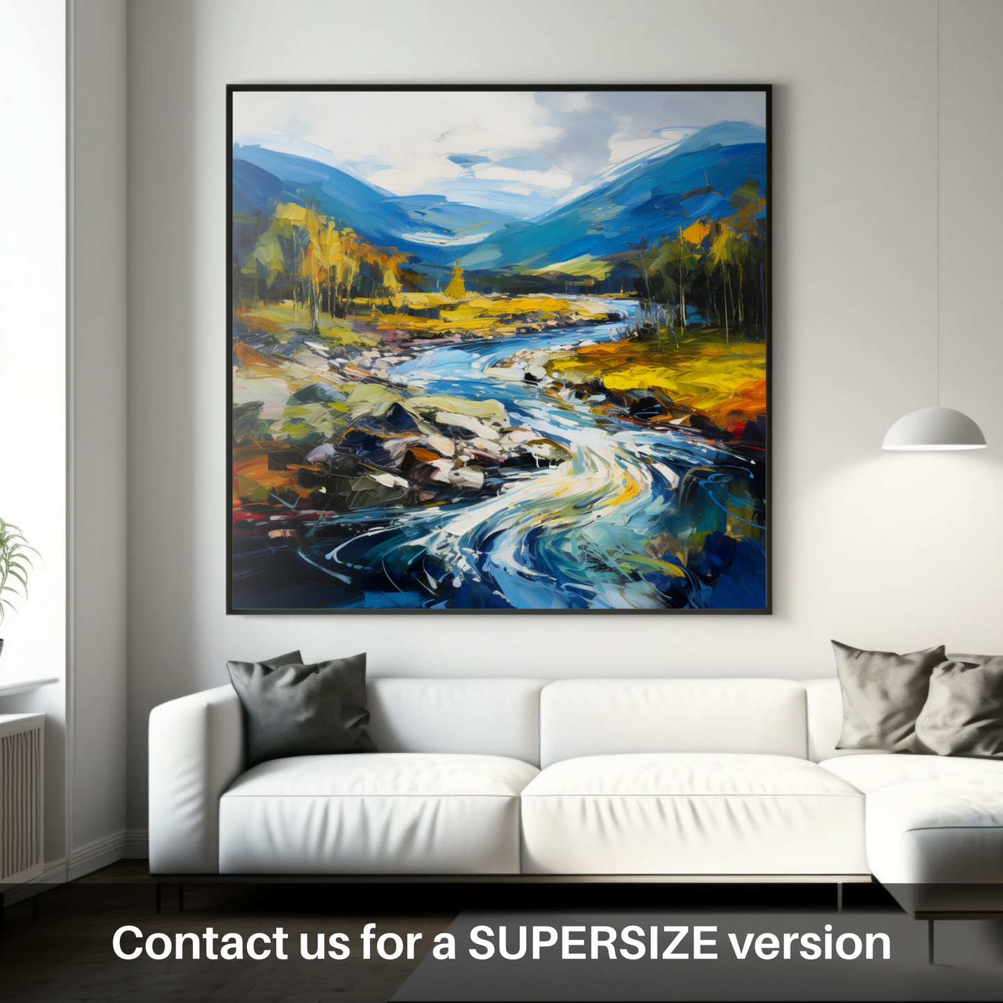 Huge supersize print of River Orchy, Argyll and Bute