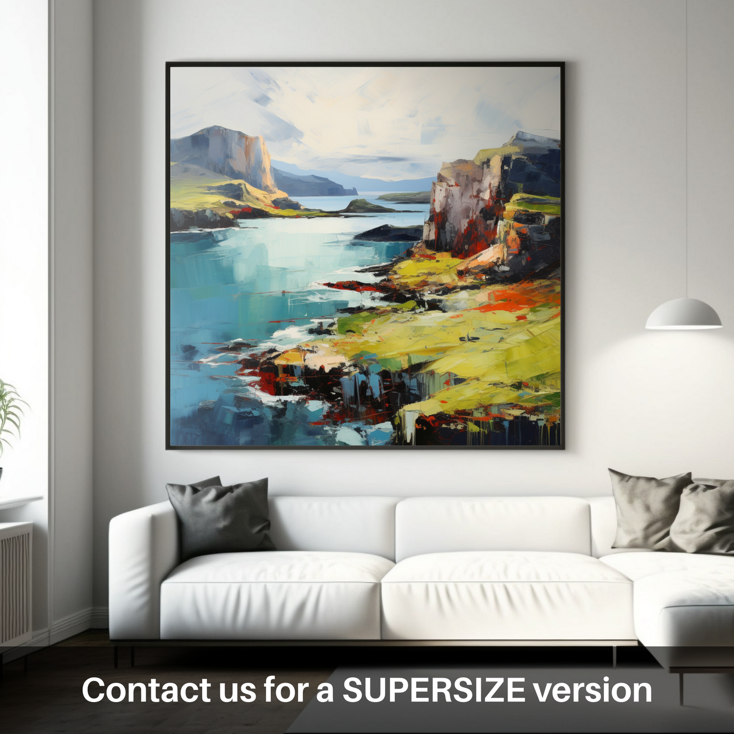 Huge supersize print of Isle of Skye's smaller isles, Inner Hebrides