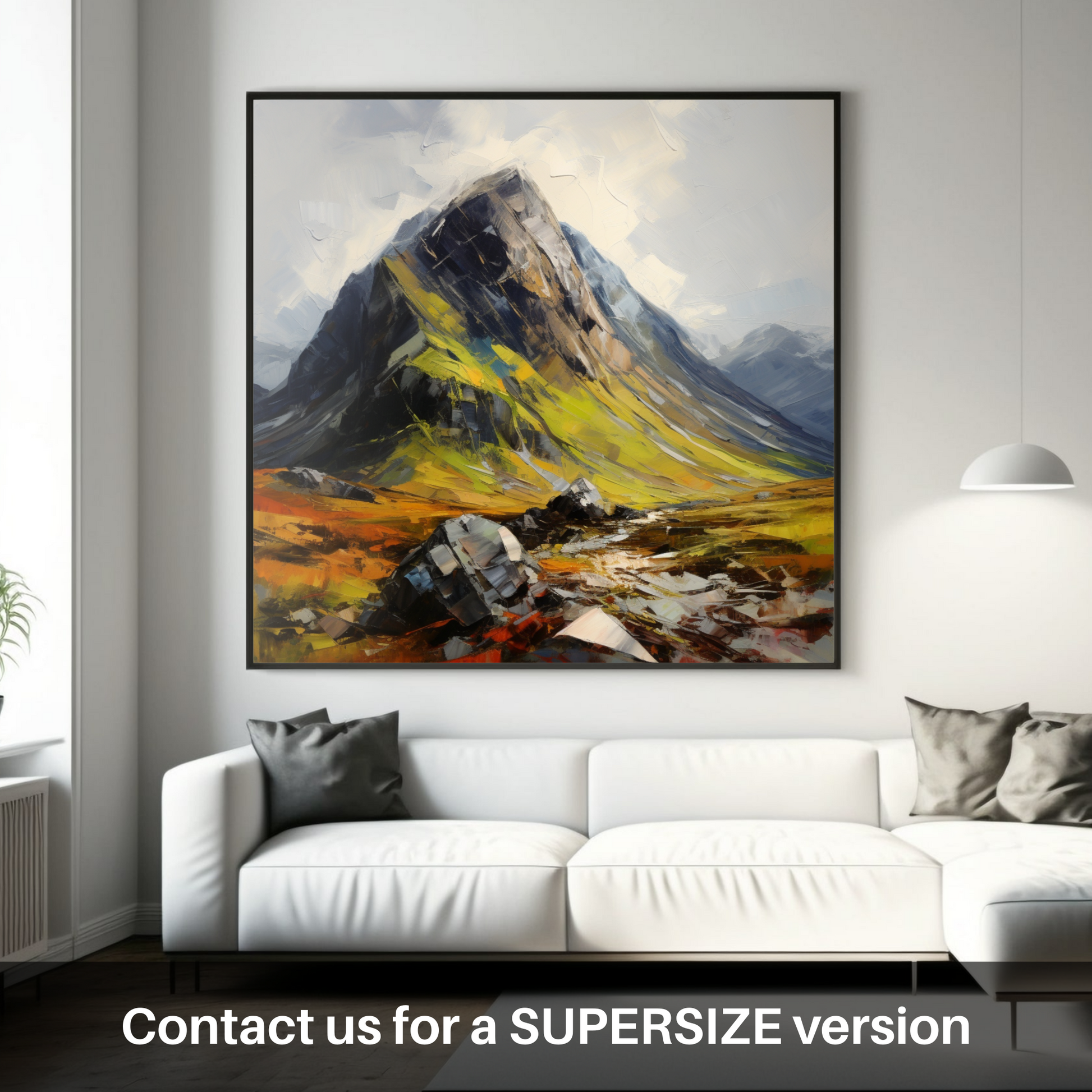 Huge supersize print of Stob Coire Raineach (Buachaille Etive Beag)