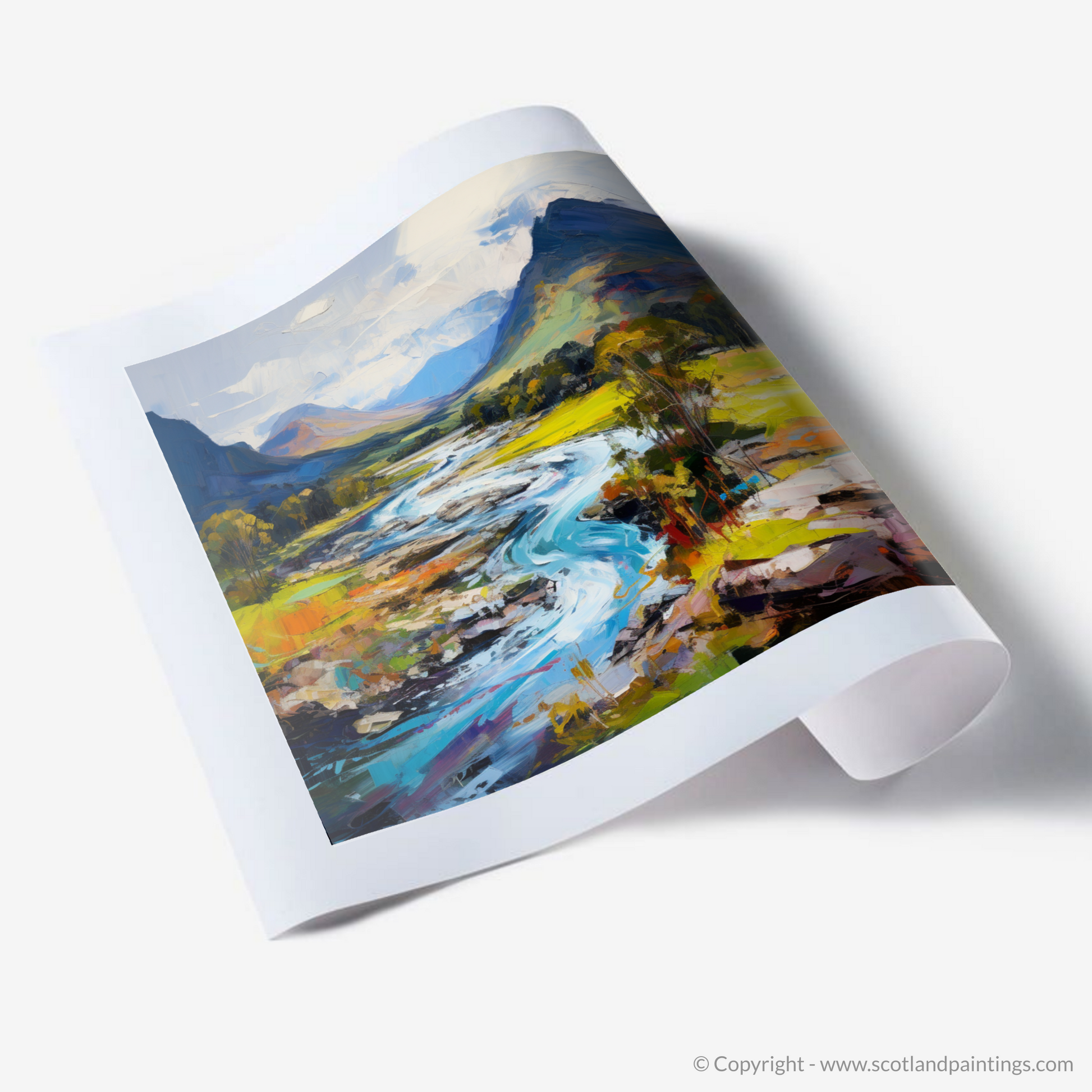 Art Print of River Spey, Highlands