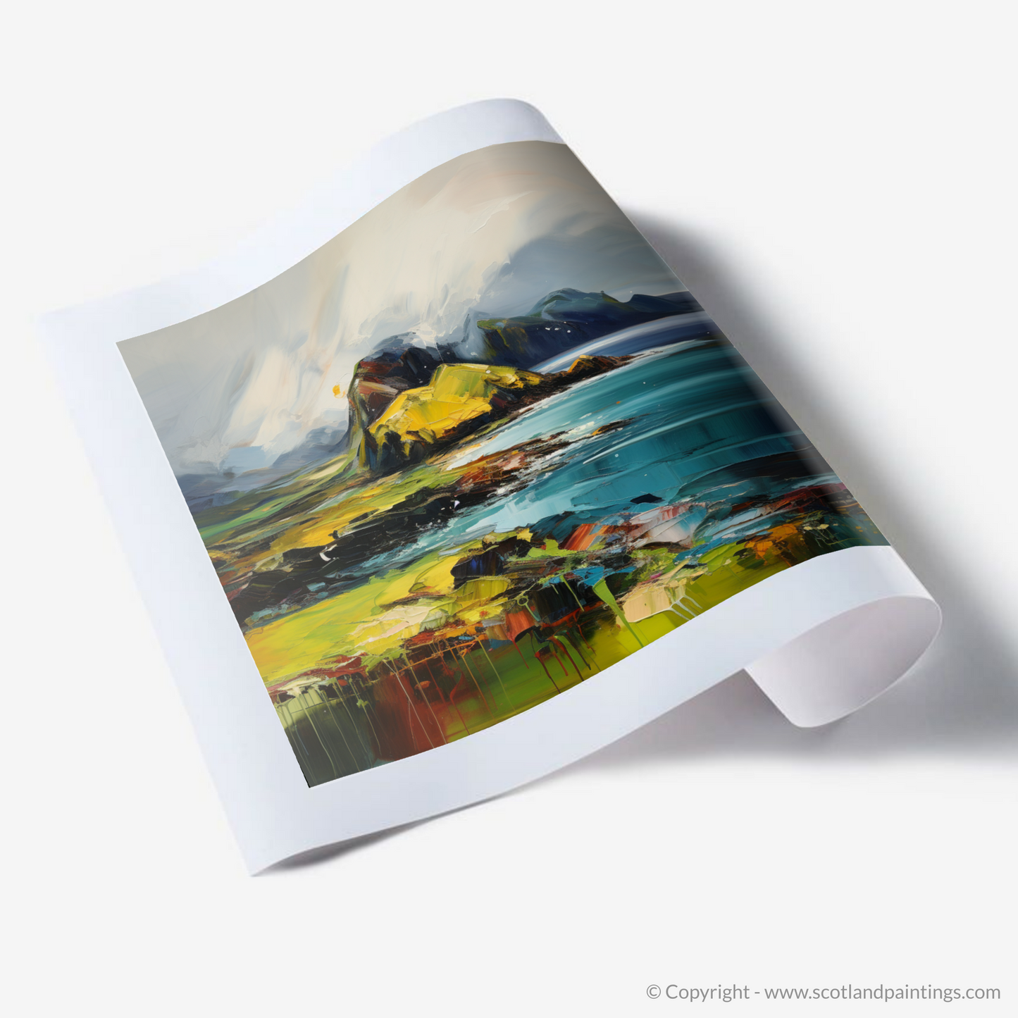 Art Print of Isle of Canna, Inner Hebrides