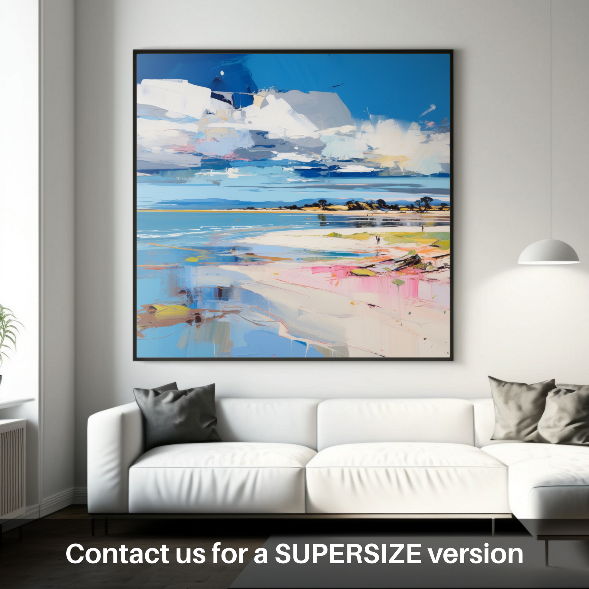 Huge supersize print of Nairn Beach, Nairn